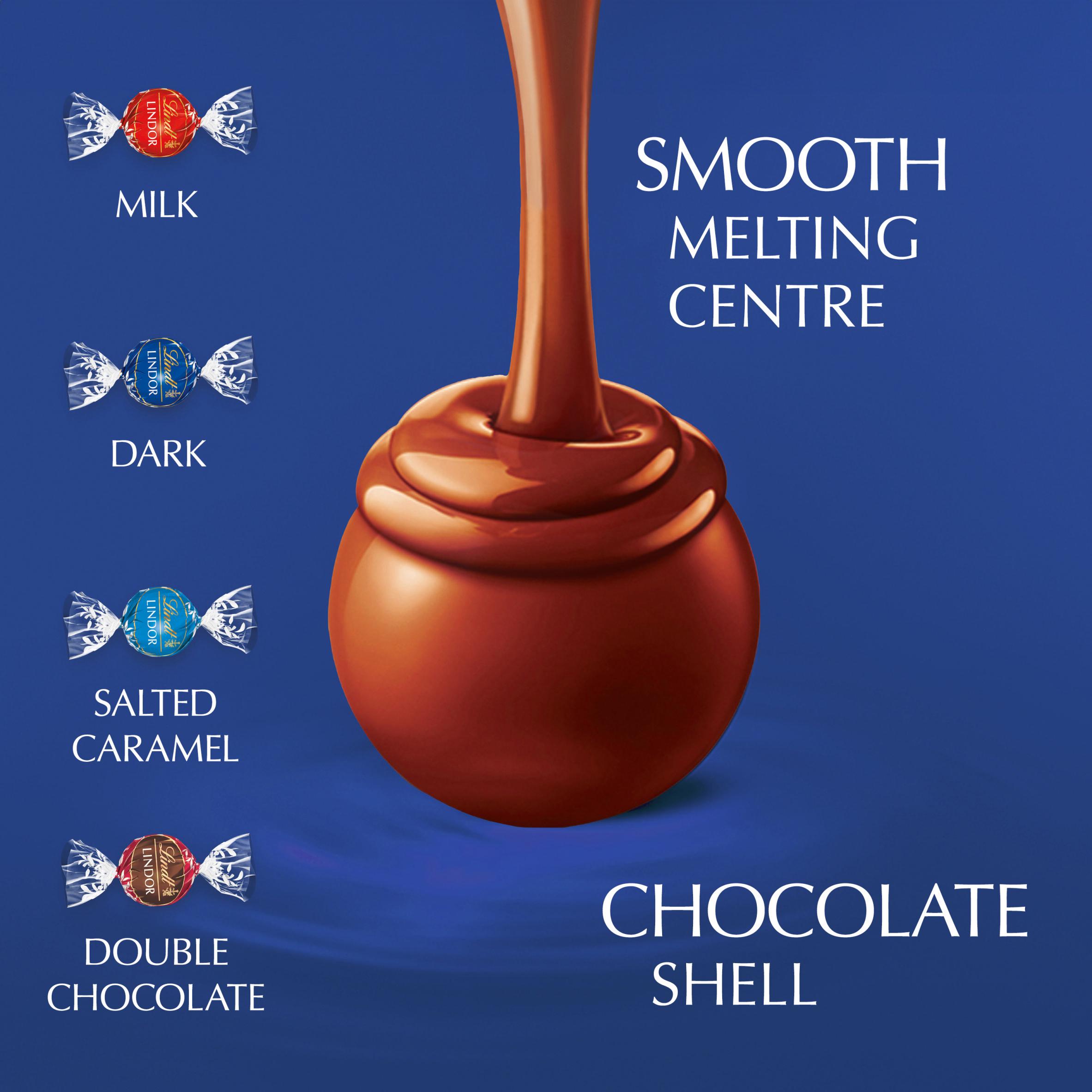Lindt Lindor Blue Assorted Milk Chocolate Truffles Box 337g thumbnail 3