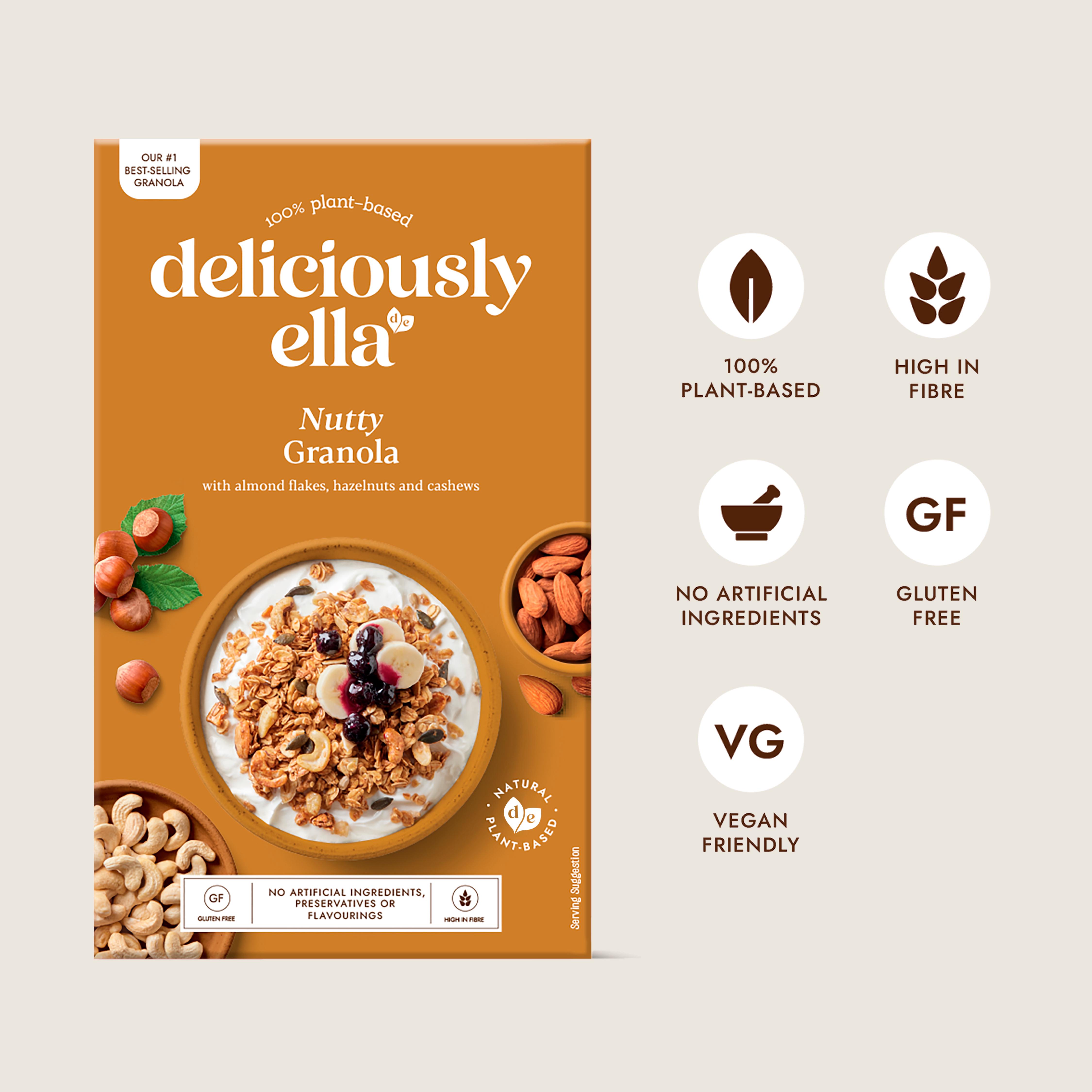 Deliciously Ella 380g Nutty Granola thumbnail 2