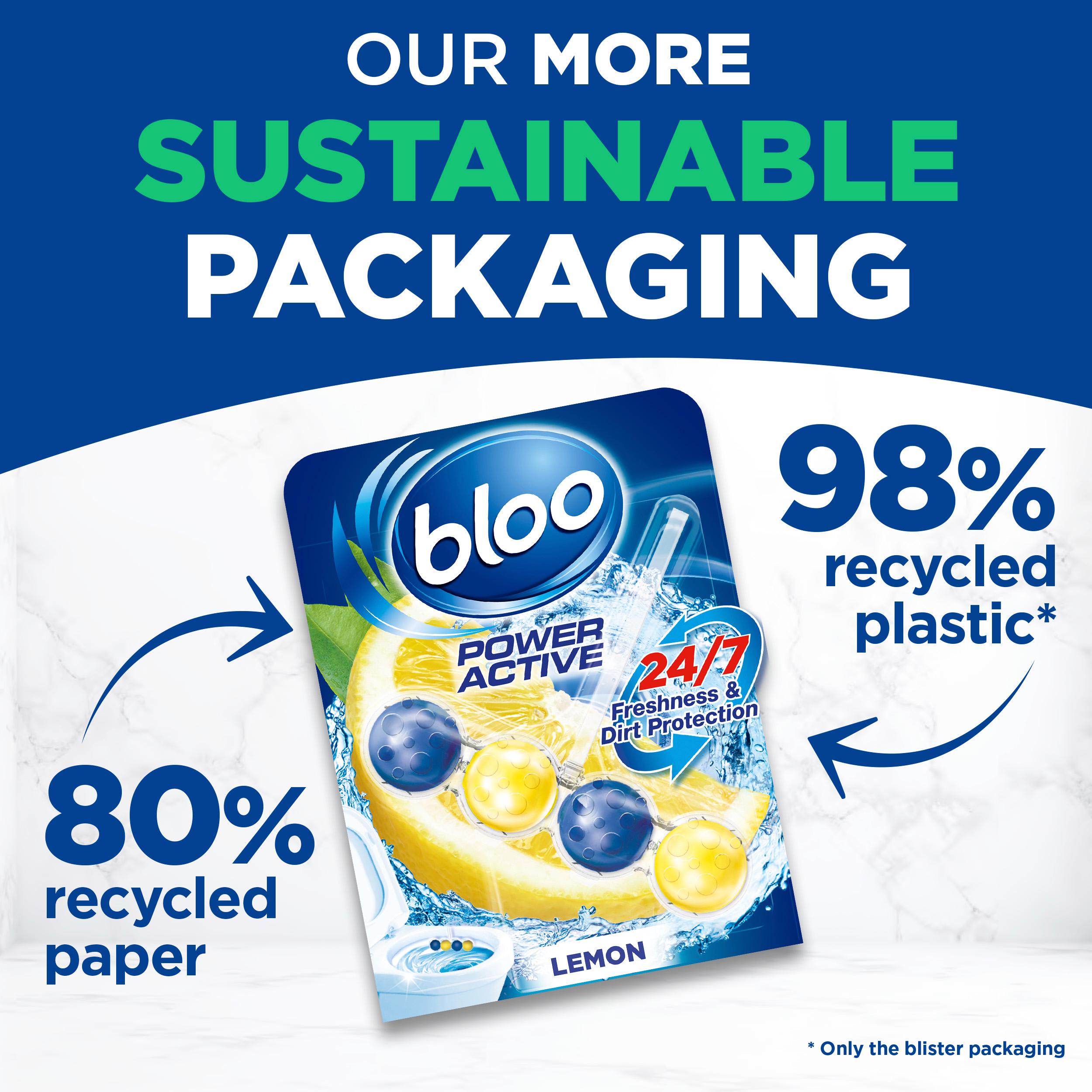 Bloo Power Active Lemon Rim Blocks 2x50g thumbnail 6