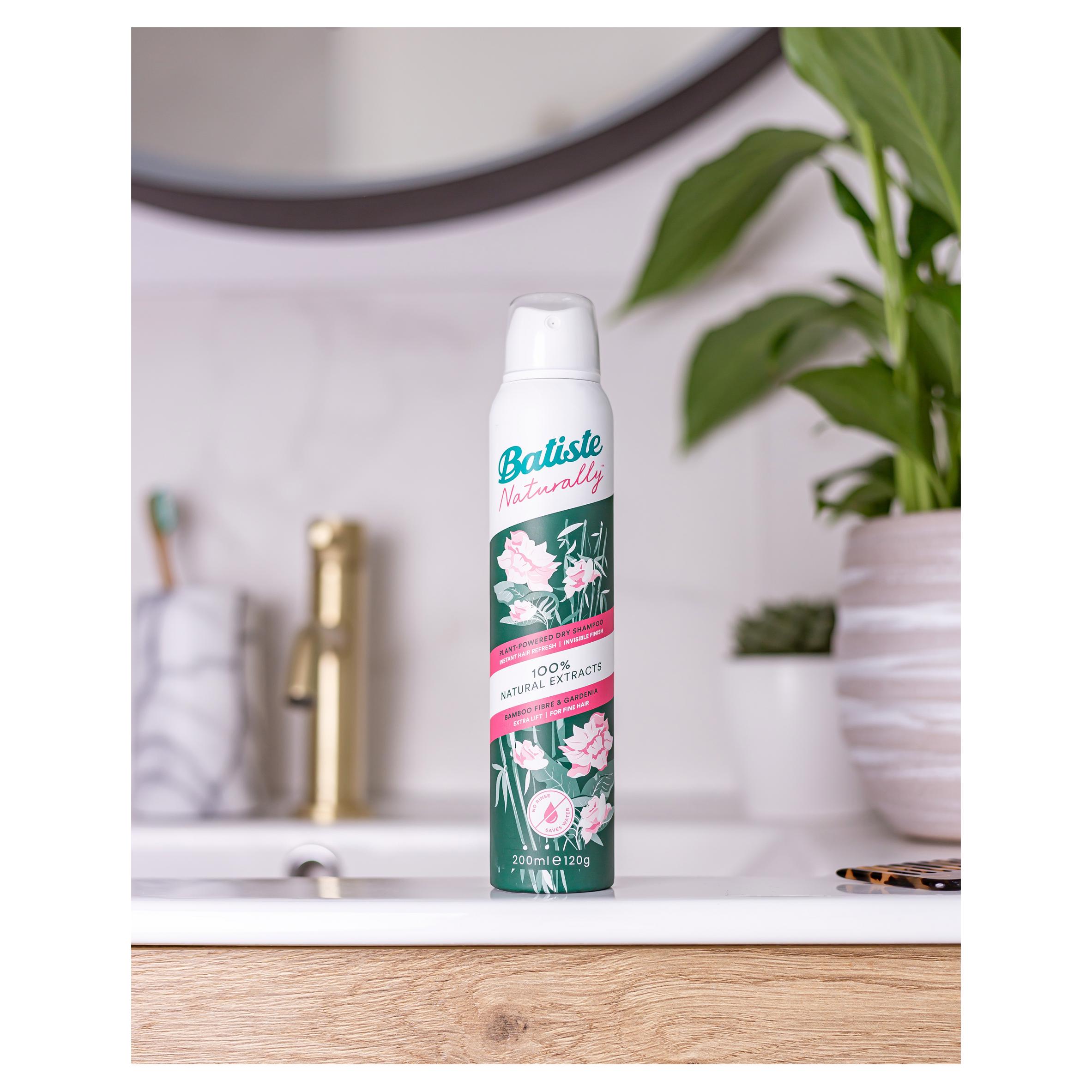 Batiste Naturally Dry Shampoo Bamboo Fibre & Gardenia 200ml thumbnail 6