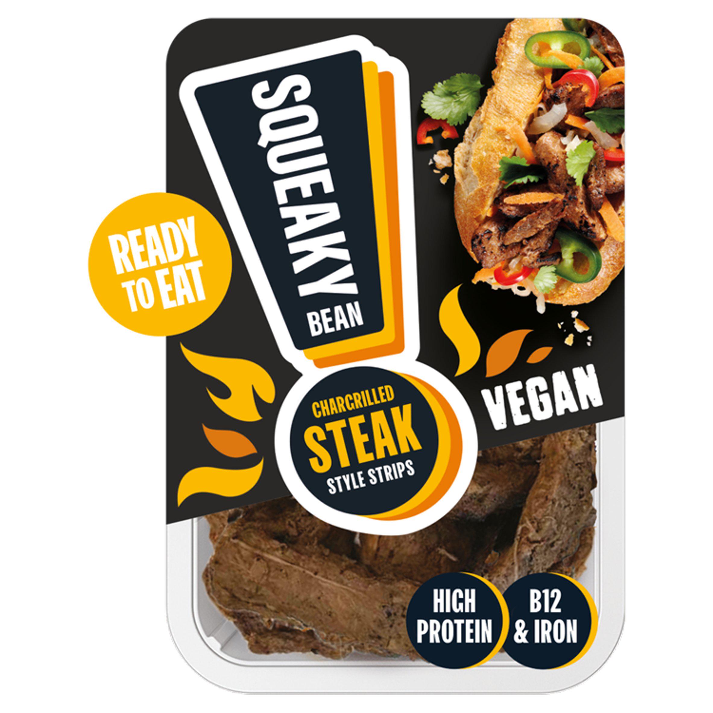 Squeaky Bean Chargrilled Steak Strips 120G