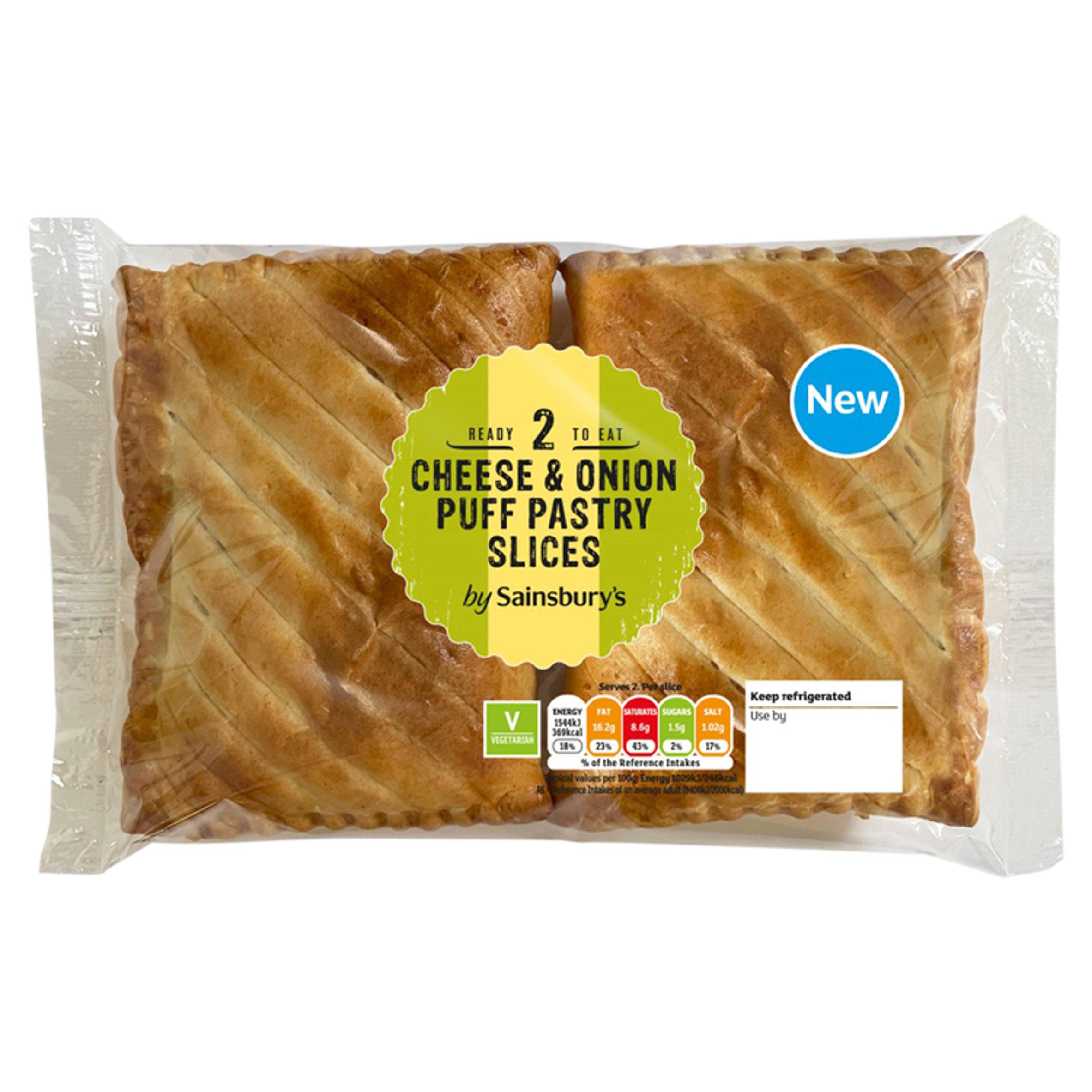 Sainsbury's 300g Cheese & Onion Puff Pastry Slices