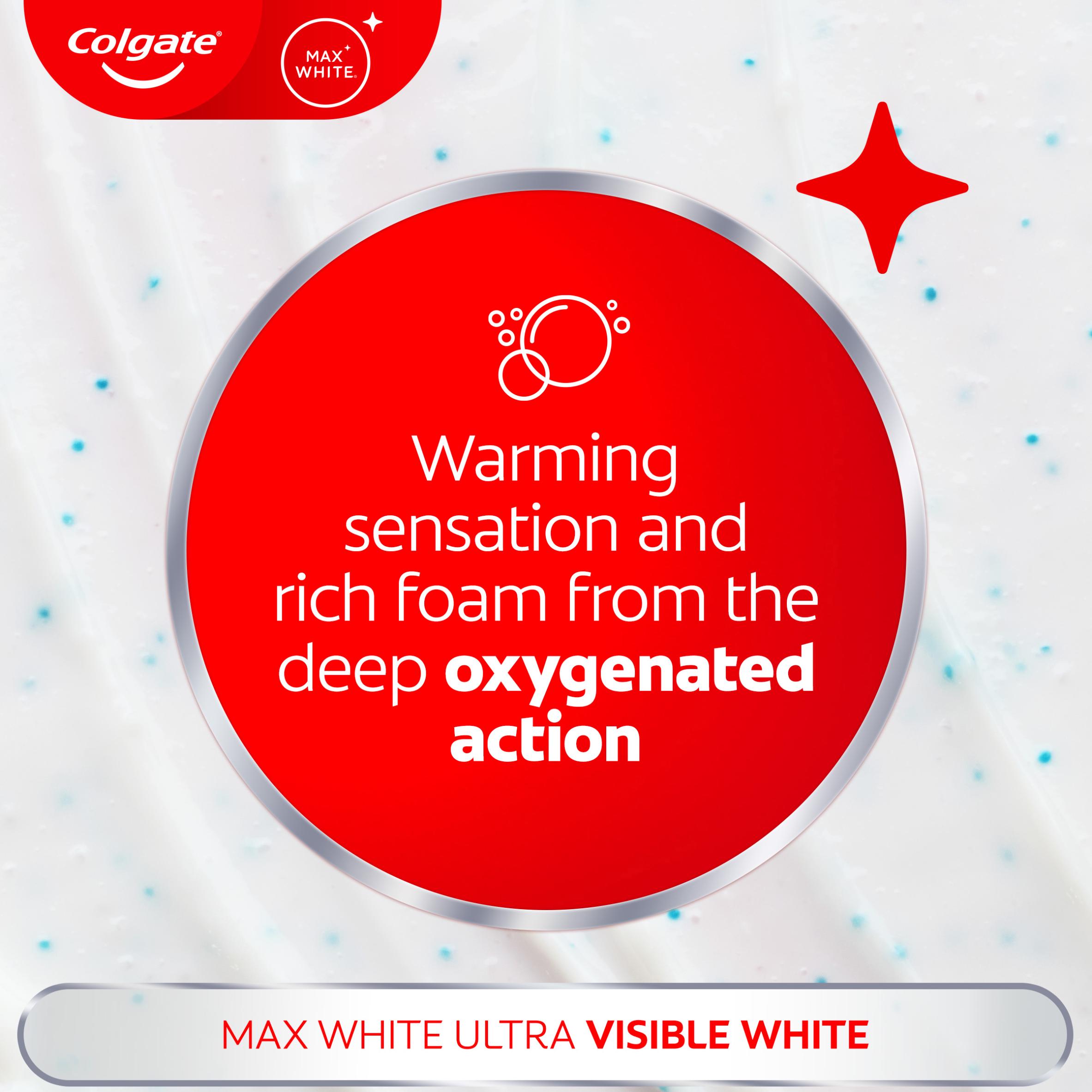Colgate Max White Ultra Active Foam Teeth Whitening Toothpaste 75ml thumbnail 6