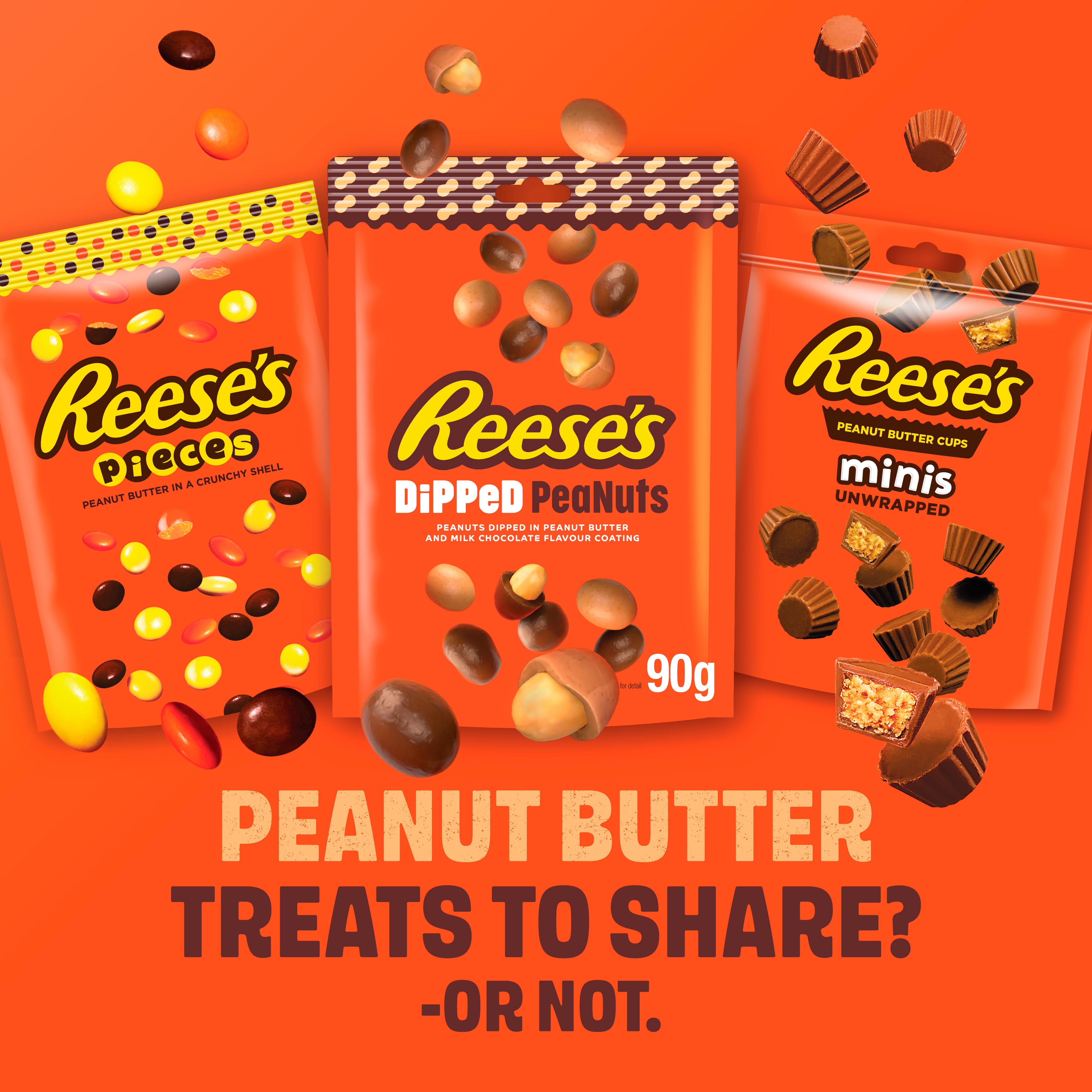 Reese's Pieces Peanut Butter in a Crunchy Shell Pouch 90g thumbnail 2