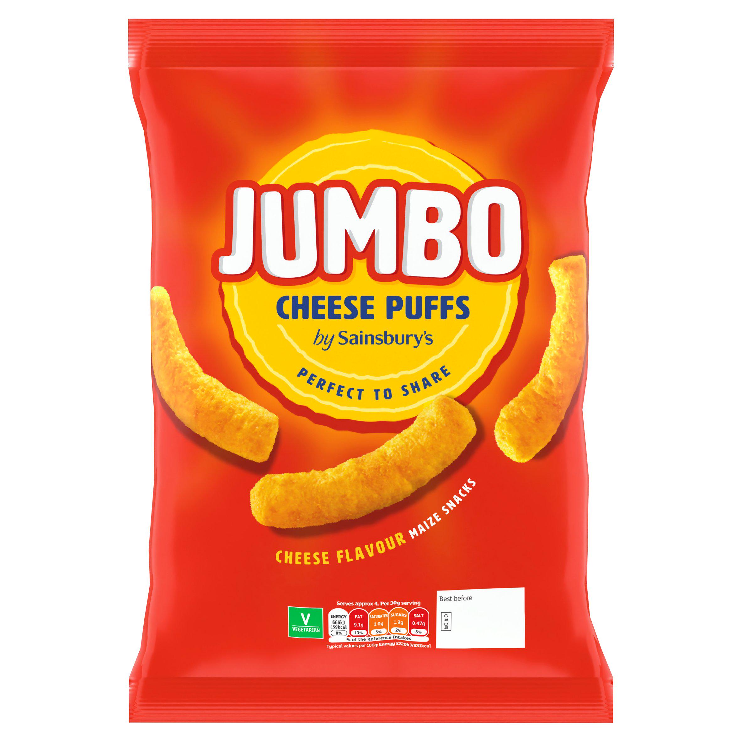 Sainsbury's Giant Cheese Puffs 125g