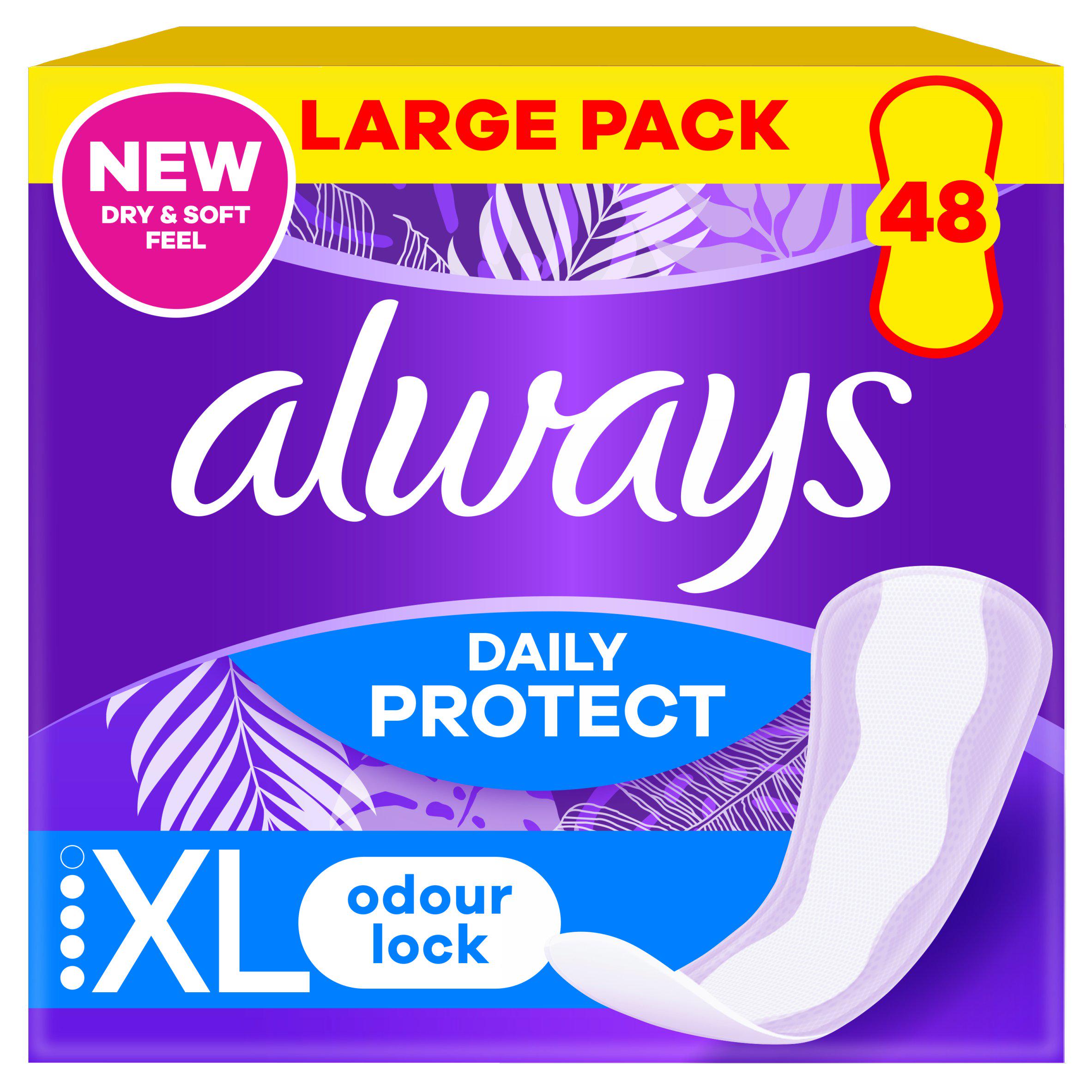 Always Dailies Extra Protect Panty Liners