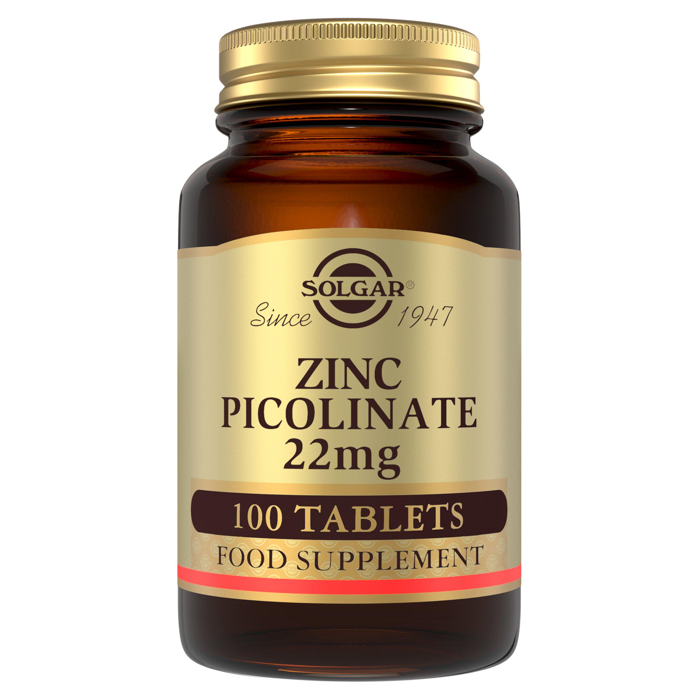 Solgar Zinc Picolinate x100 22mg