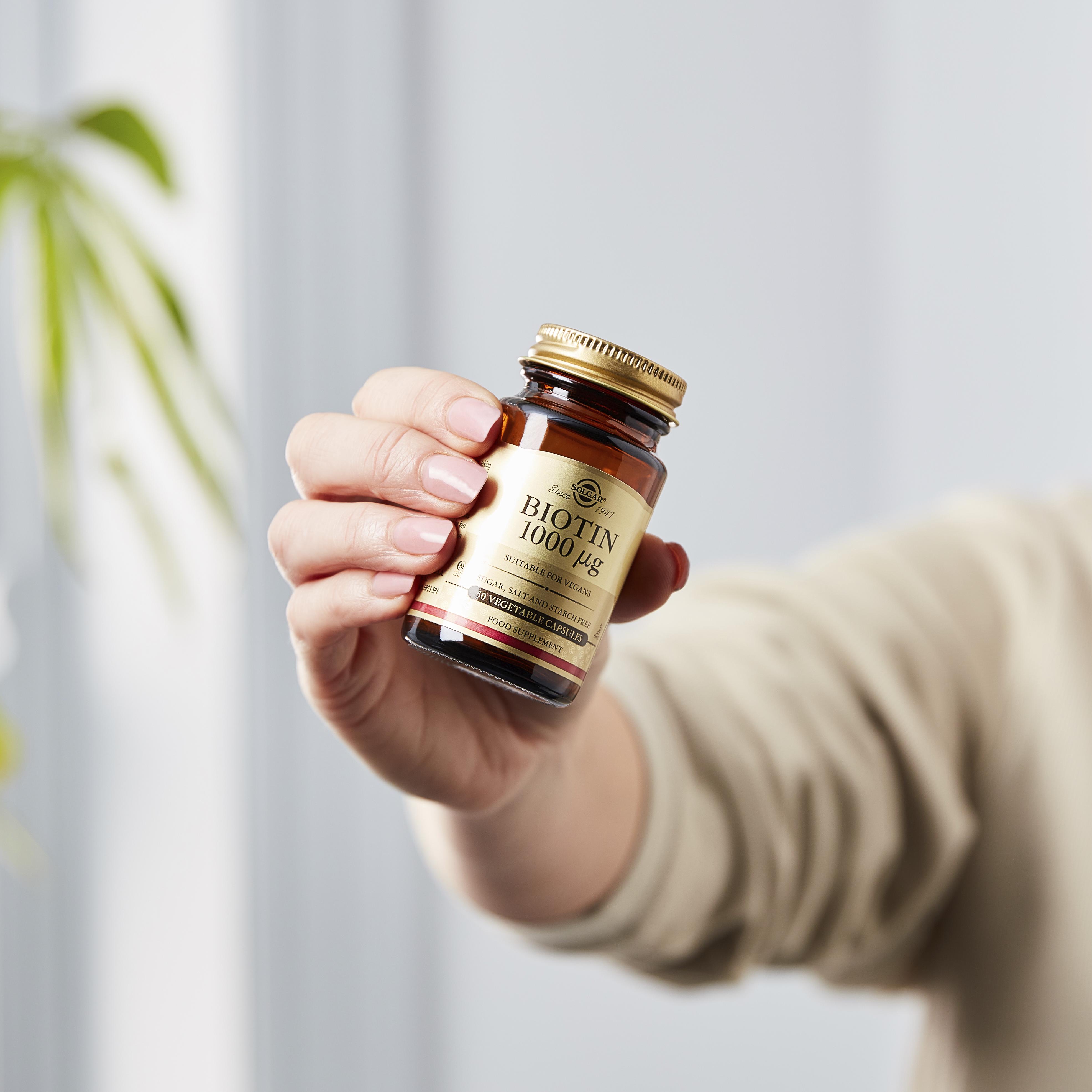 Solgar Biotin 1000µg Vegetable Capsules x50 thumbnail 3