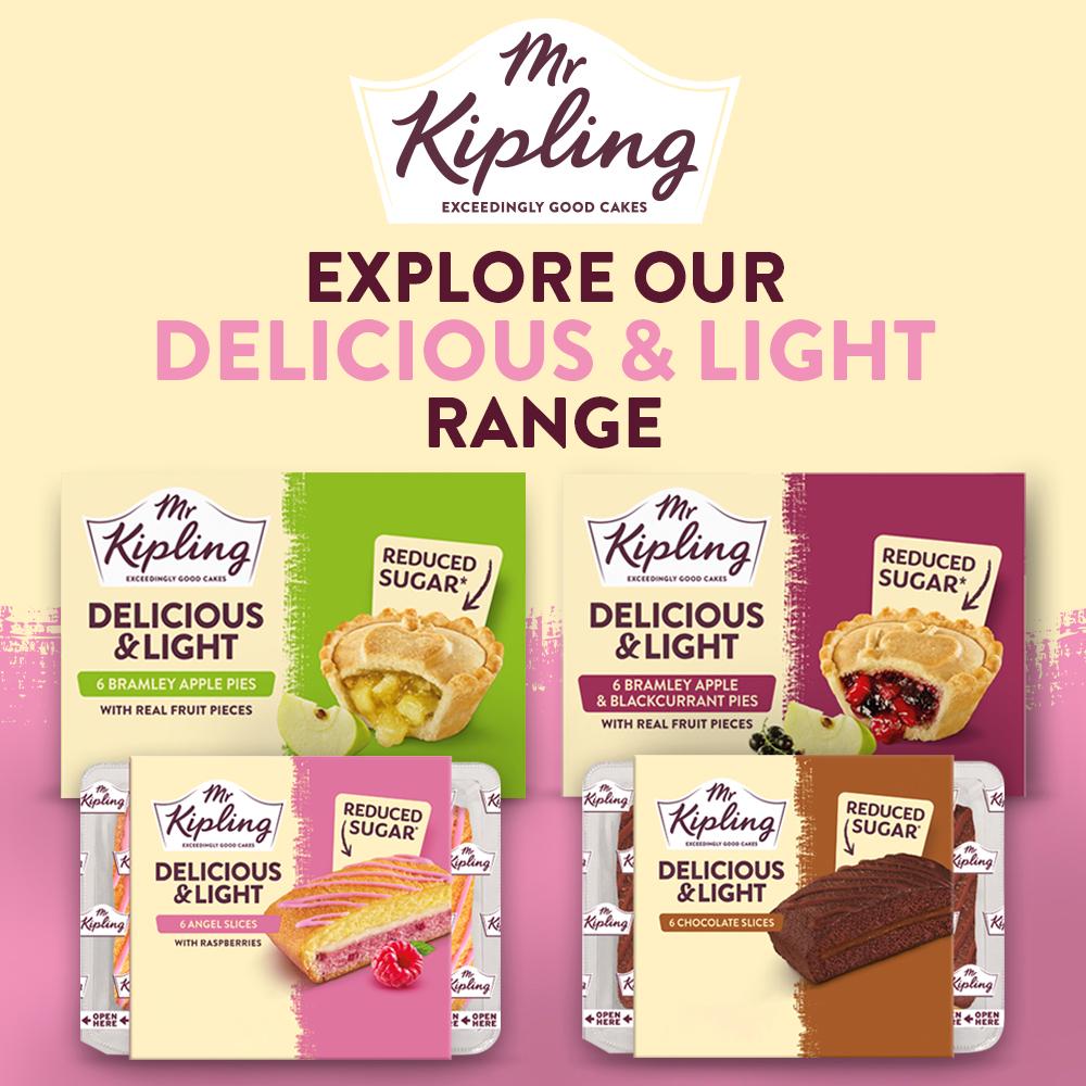 Mr Kipling Delicious & Light Bramley Apple Pies x6 thumbnail 3