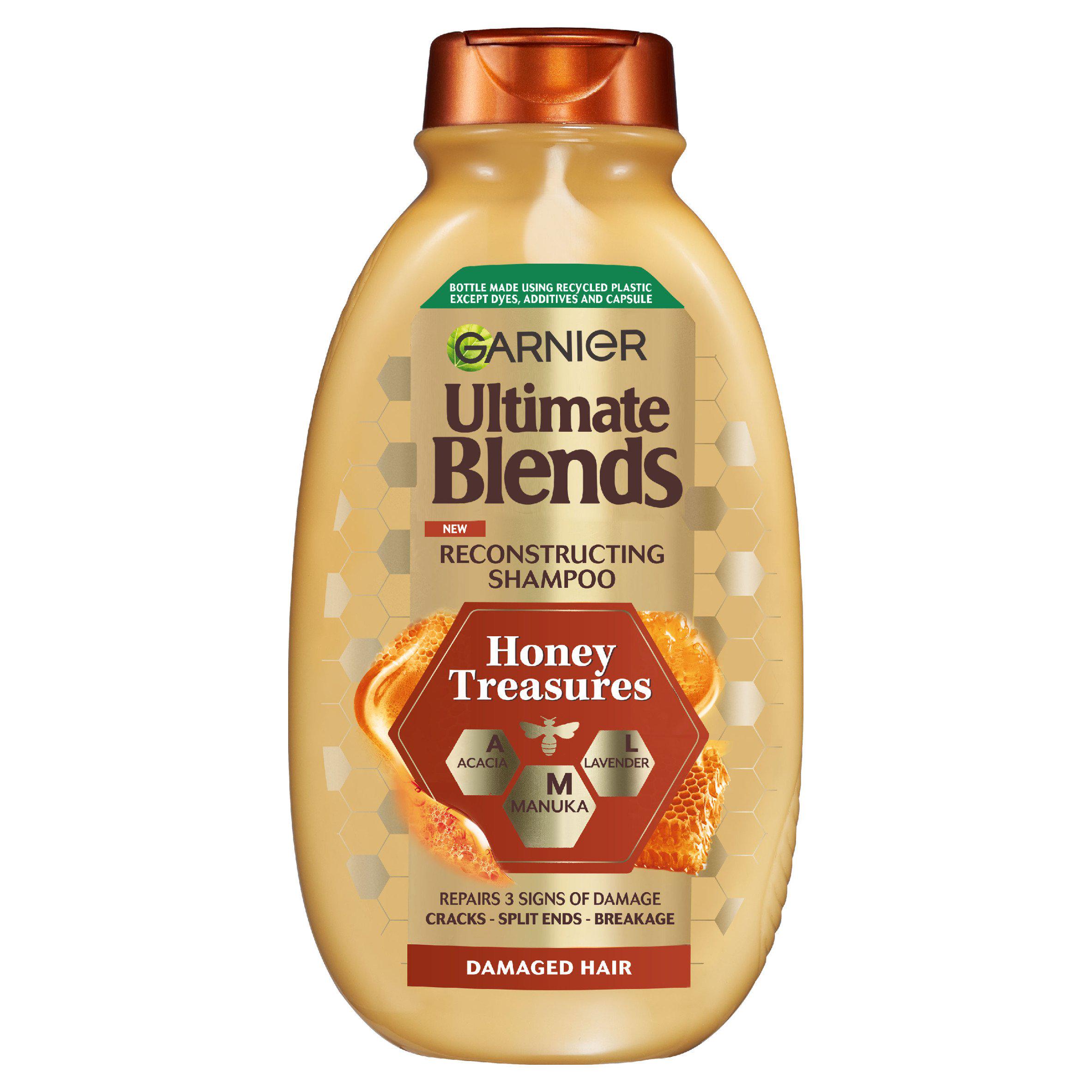 Garnier Ultimate Blends Honey Treasures Strengthening Hair Shampoo with Acacia Honey & Beeswax 400ml