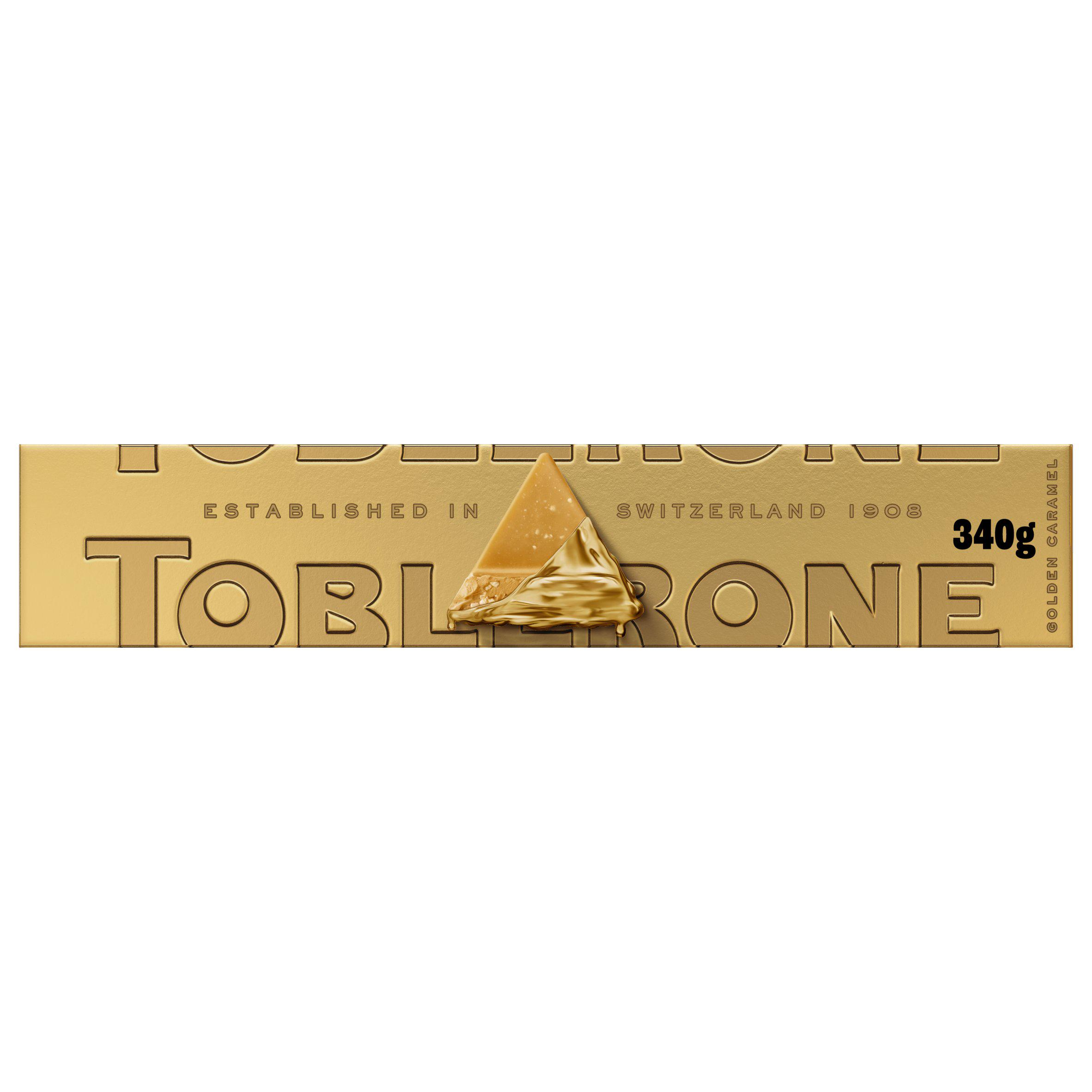 Toblerone Golden Caramel with Honey & Almond Nougat Bar 360g