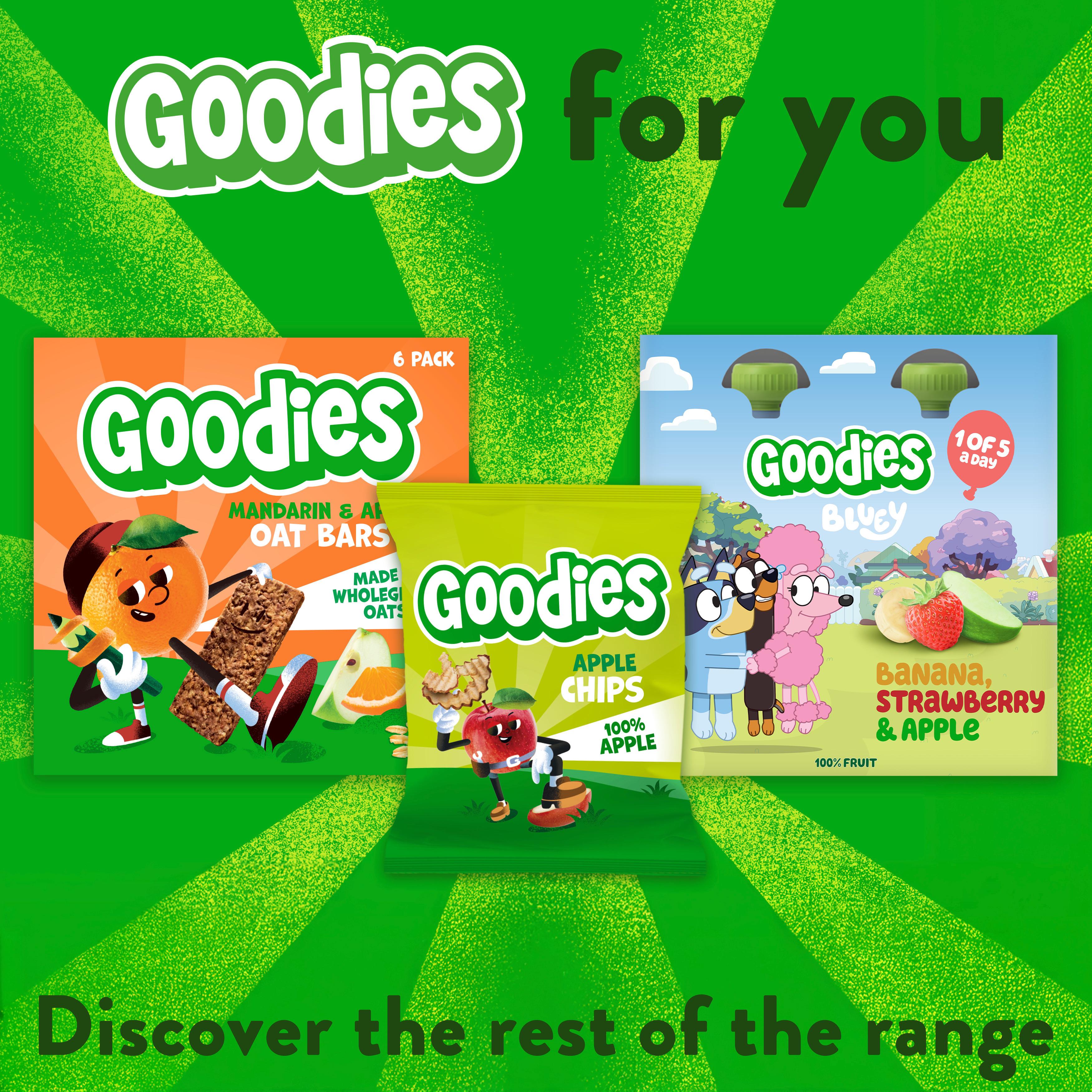 Goodies 6 x 23g Mandarin & Apple Multipack Kids Snack Oat Bars thumbnail 6