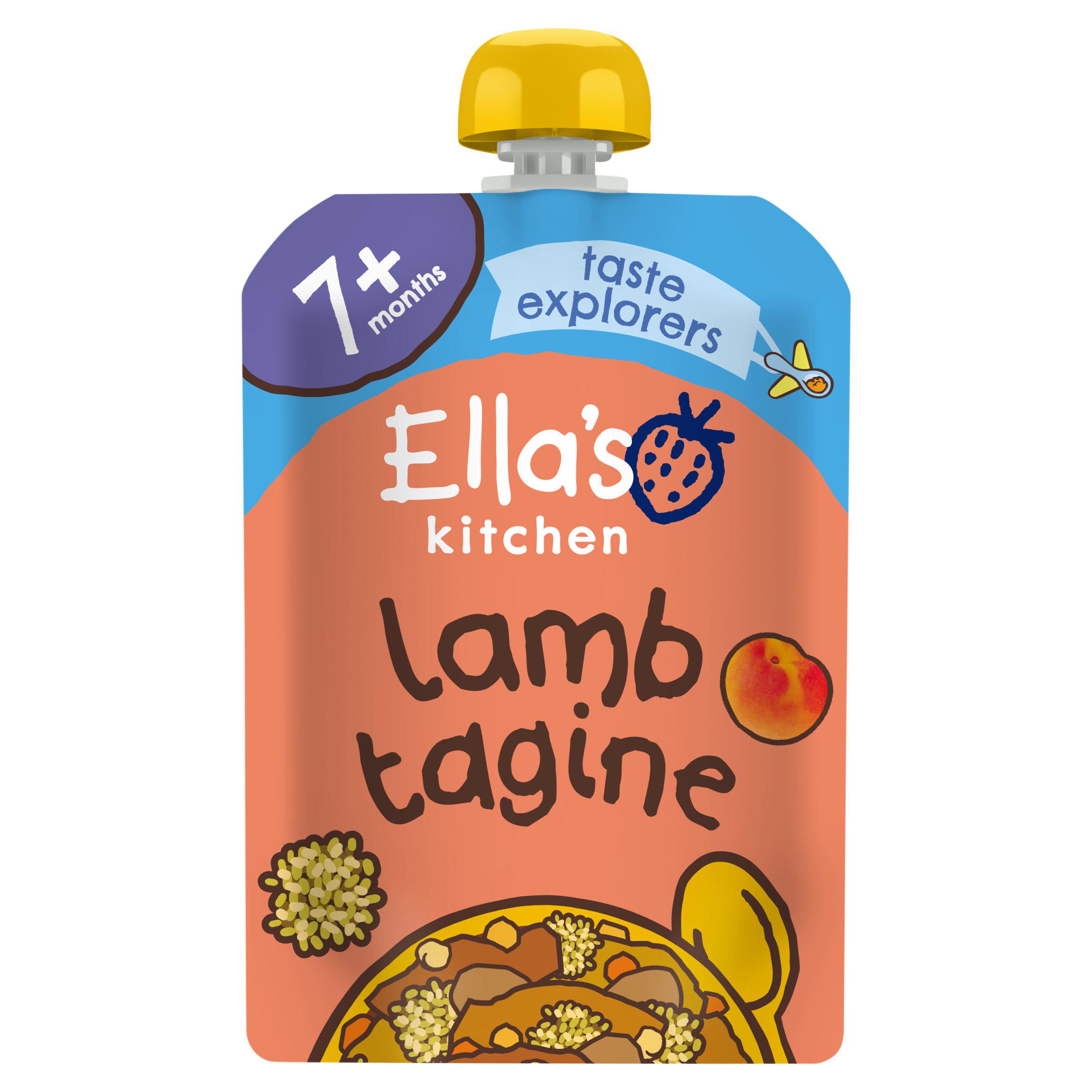 Ella's Kitchen Organic Lamb Tagine Baby Food Pouch 7+ Months 130g