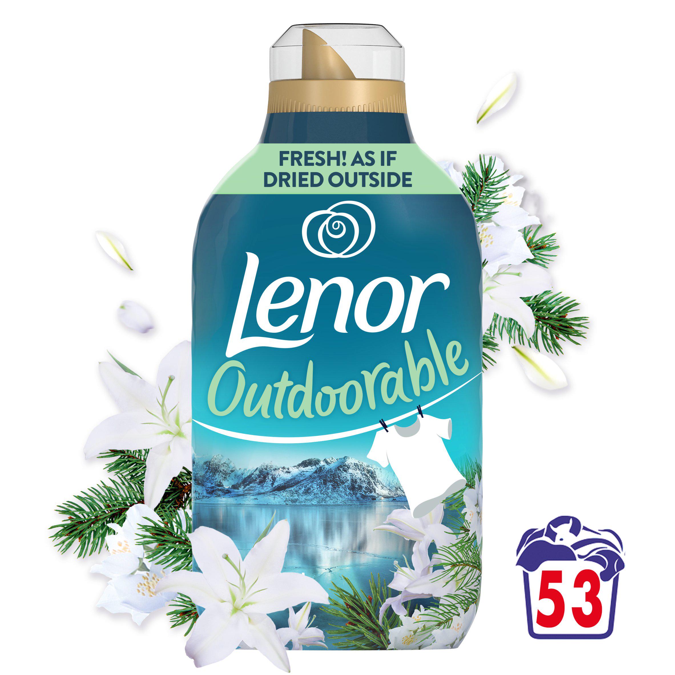 Lenor Outdoorable Fabric Conditioner Northern Solstice 53 Washes