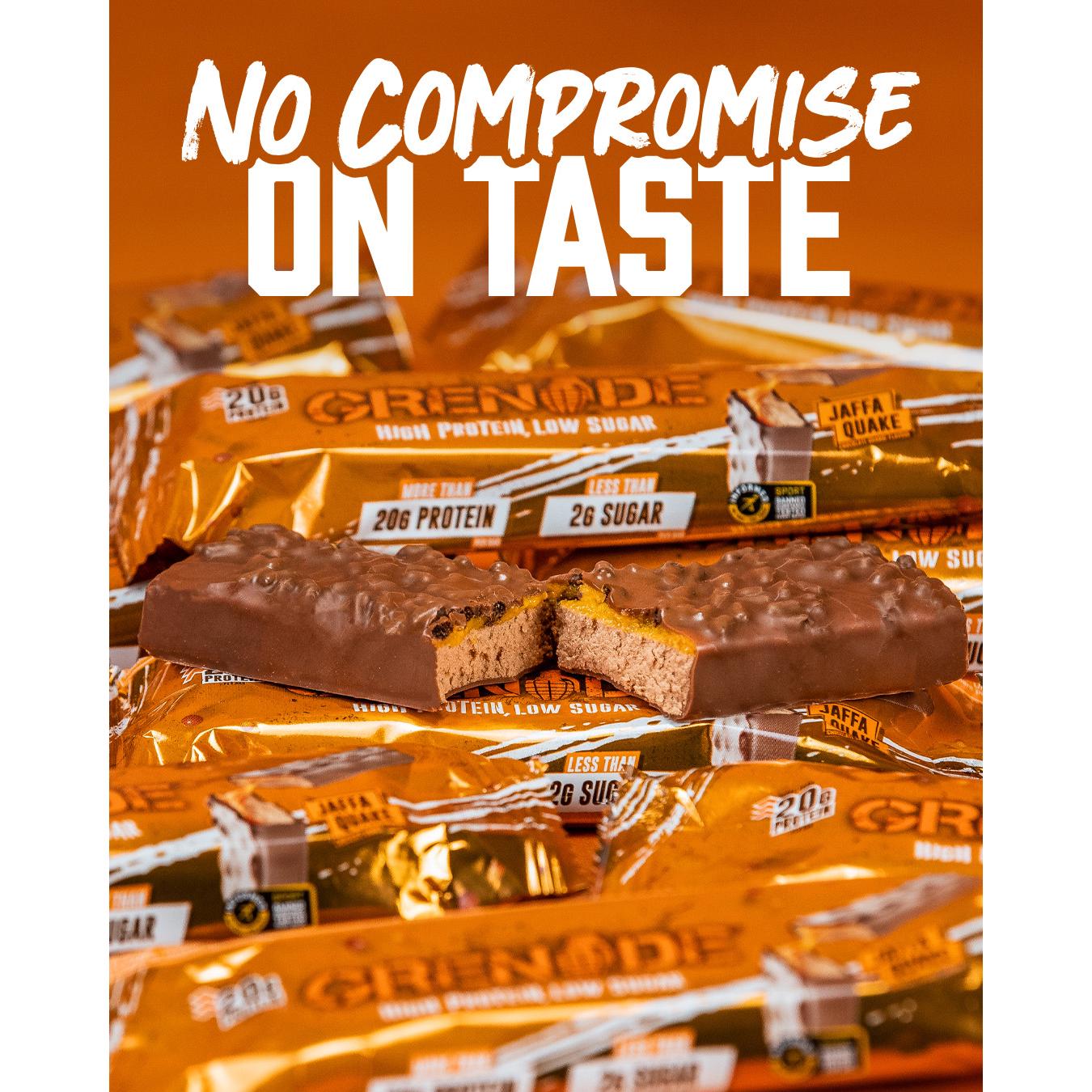 Grenade Jaffa Quake Chocolate Orange Flavour 60g thumbnail 4
