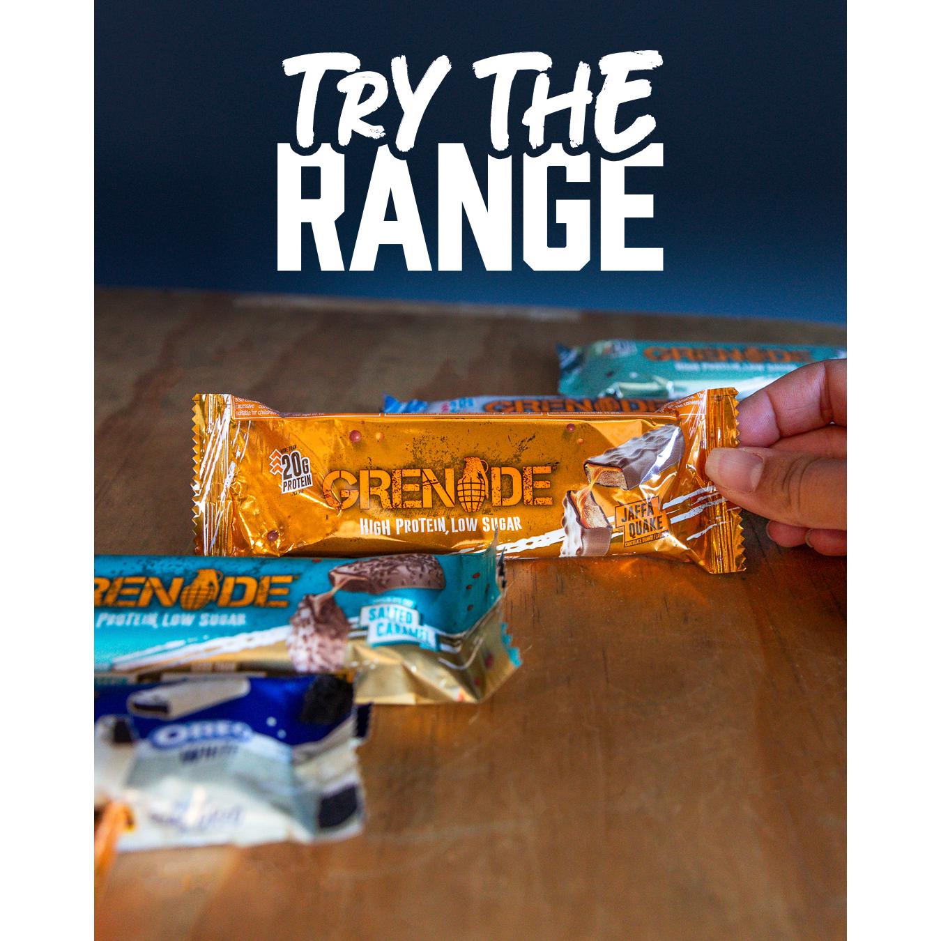 Grenade Jaffa Quake Chocolate Orange Flavour 60g thumbnail 6