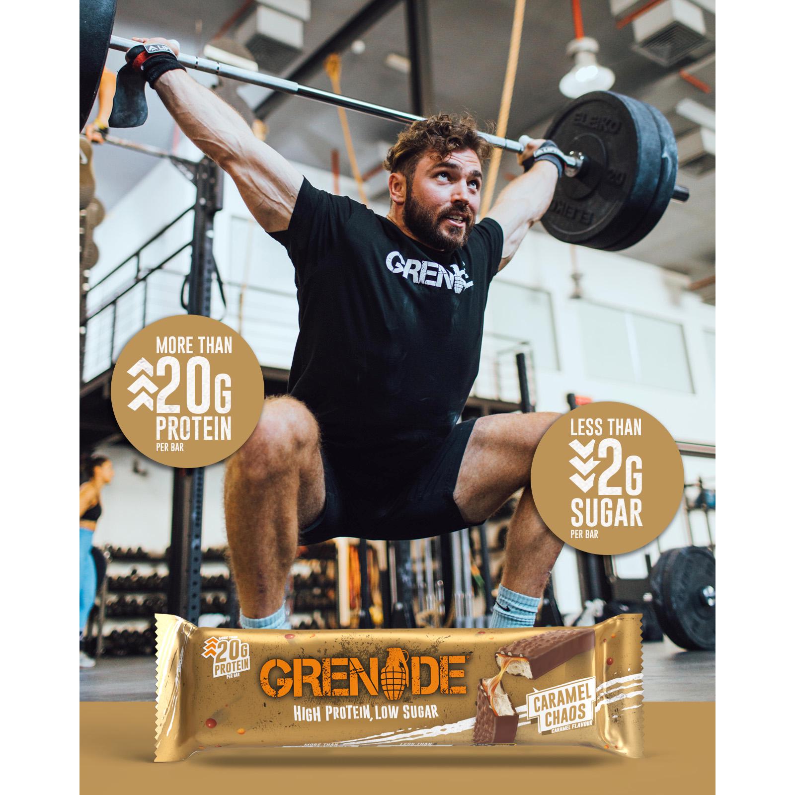 Grenade Caramel Chaos Caramel Flavour 60g thumbnail 6