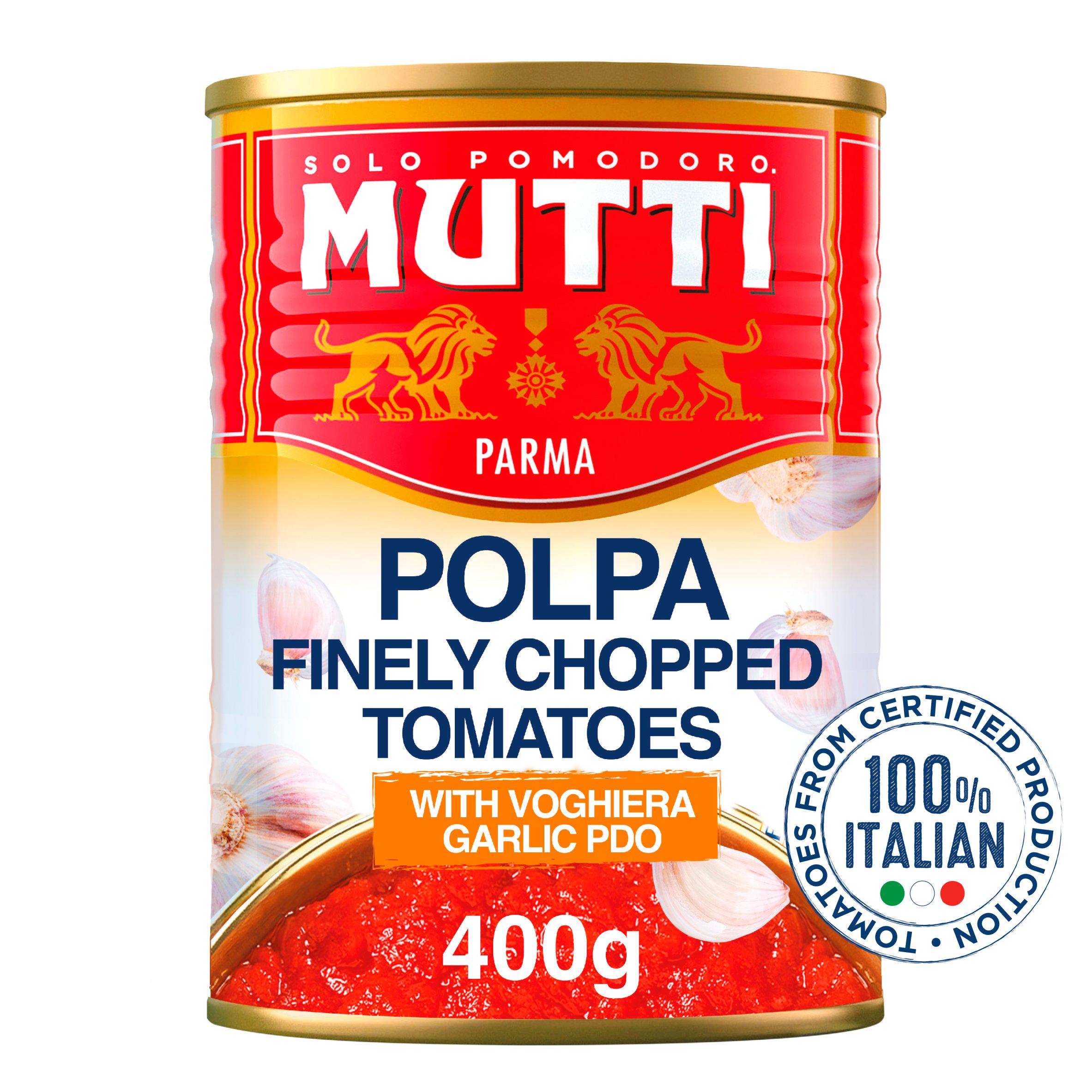 Mutti Polpa Finely Chopped Italian Tomatoes & Garlic