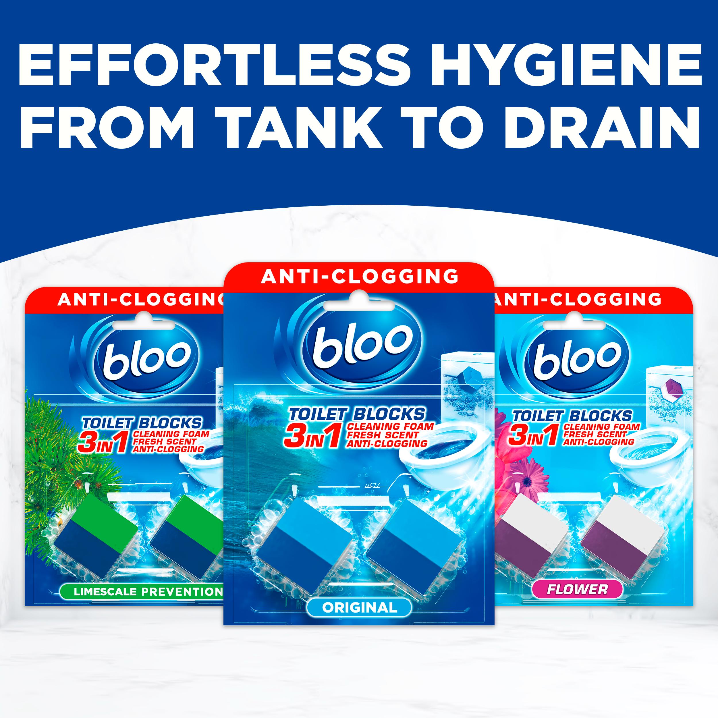 Bloo 2in1 In Cistern Original Blue Toilet Blocks 2 x 50g thumbnail 6