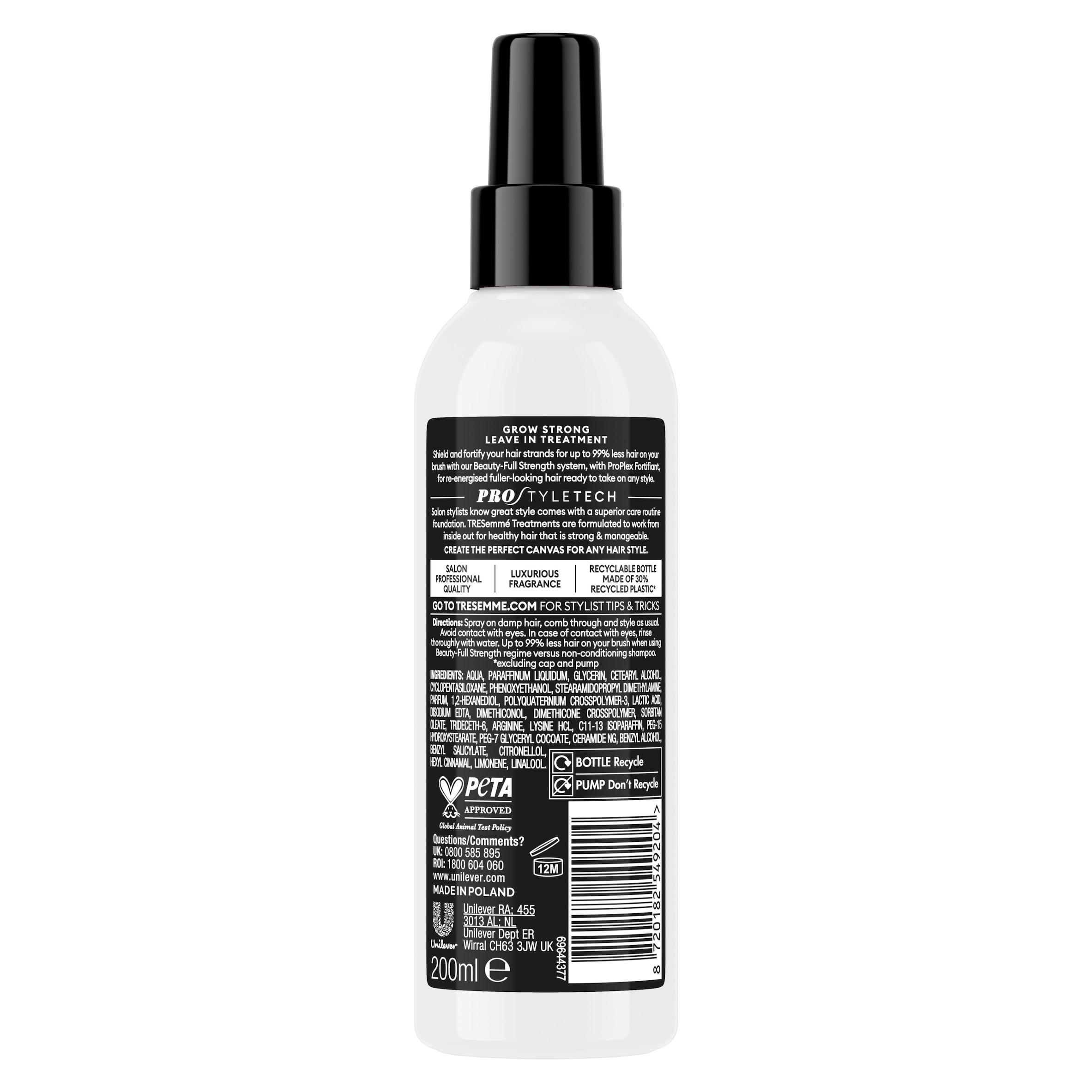 TRESemmé Beauty Full Strength Grow Strong Hair Treatment Repairs Damaged Hair for a Fuller Look 200ml thumbnail 4