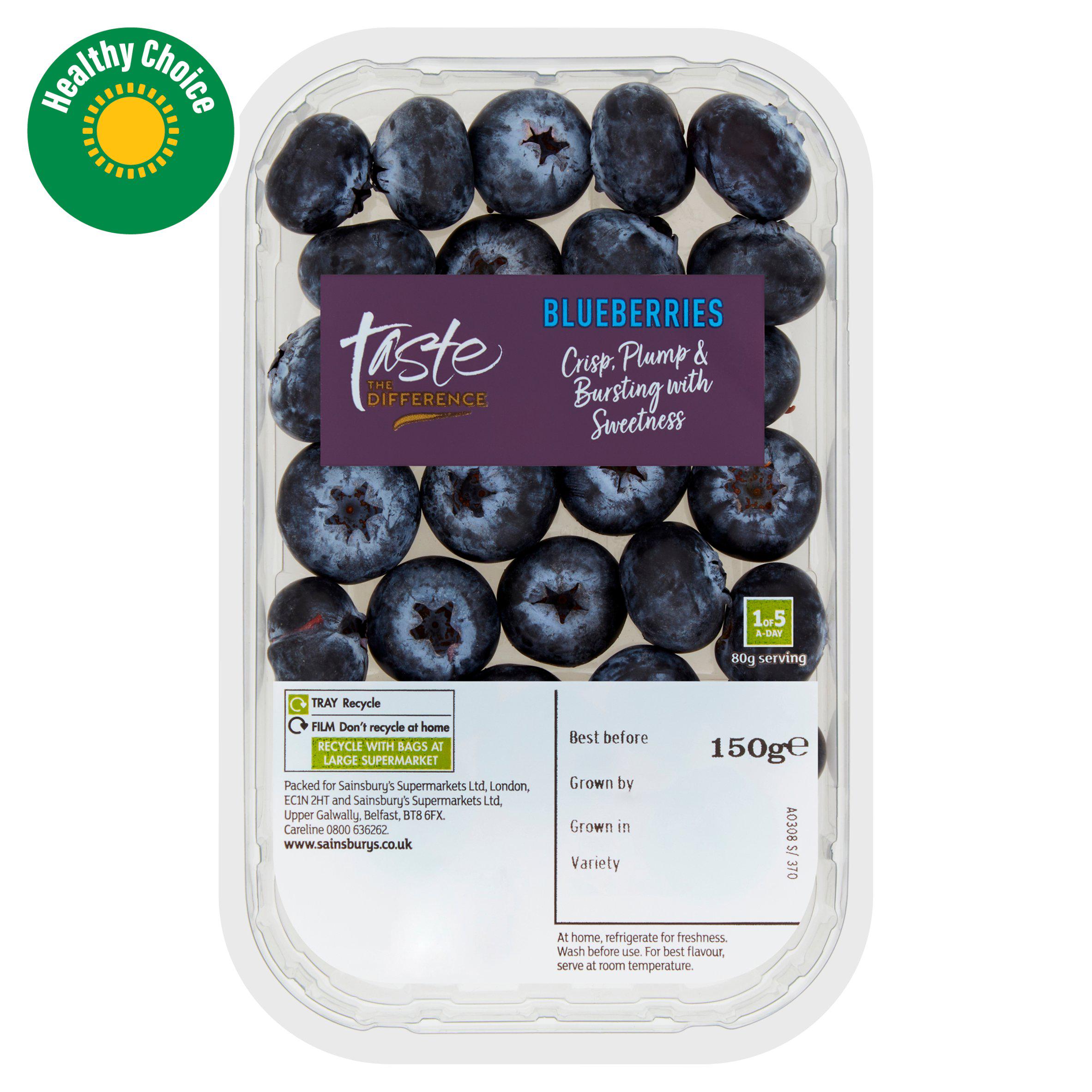 Sainsbury's Blueberries, Taste the Difference