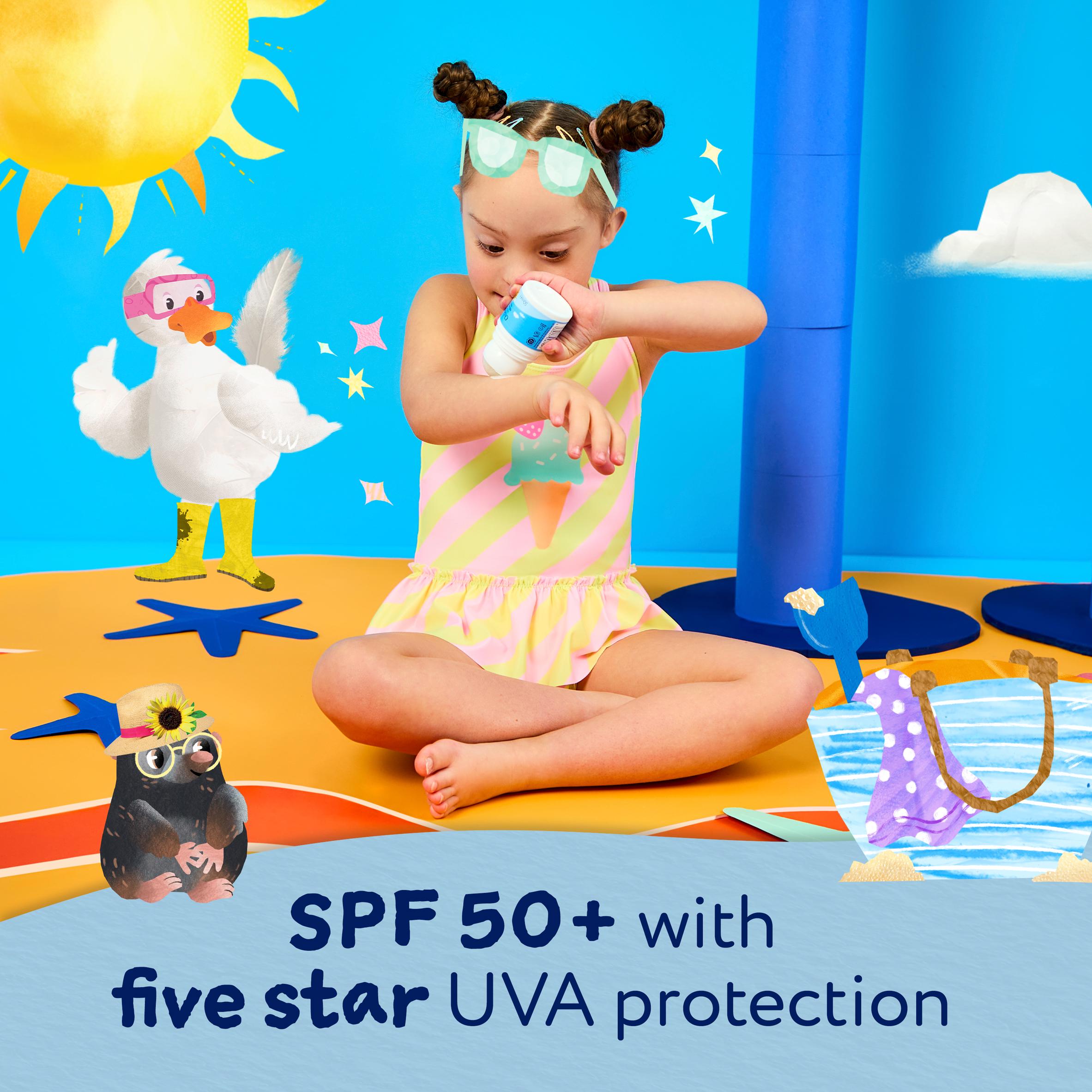 Childs Farm 50ml Sensitive Skin Very High Protection Fragrance Free Kids Roll On SPF 50+ Sun Lotion thumbnail 3