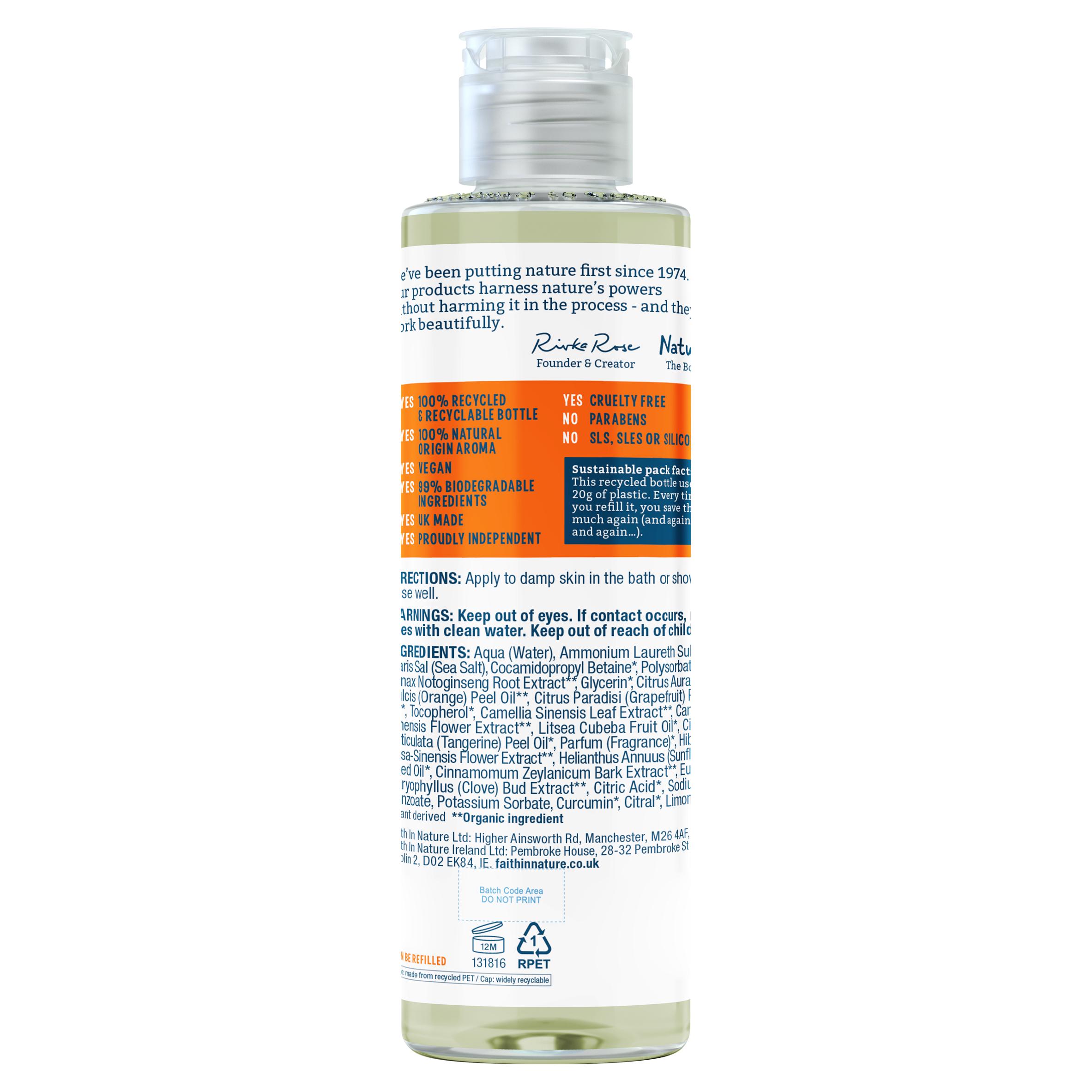 Faith in Nature Grapefruit & Orange Body Wash 300ml thumbnail 2