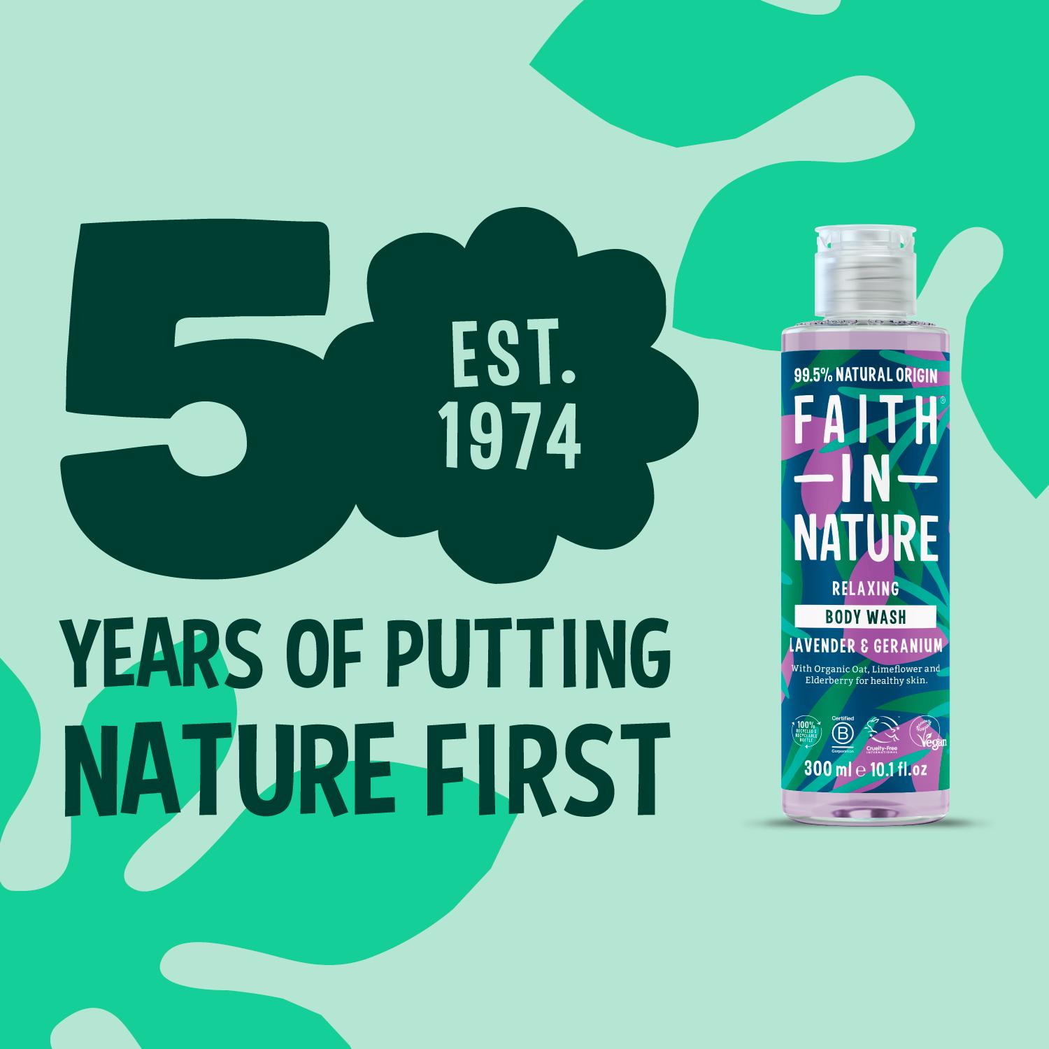 Faith in Nature Lavender & Geranium Body Wash 300ml thumbnail 3