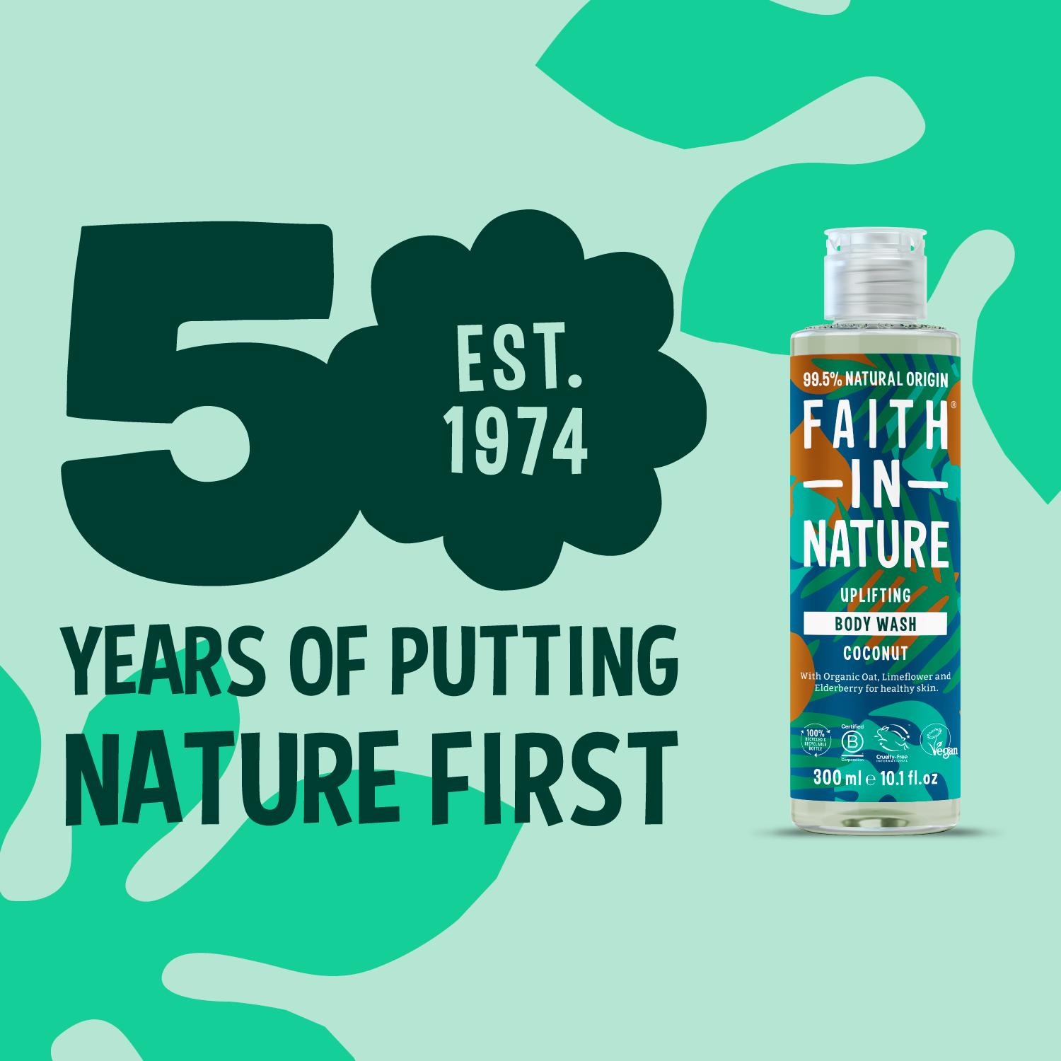 Faith in Nature 300ml Coconut Body Wash thumbnail 3