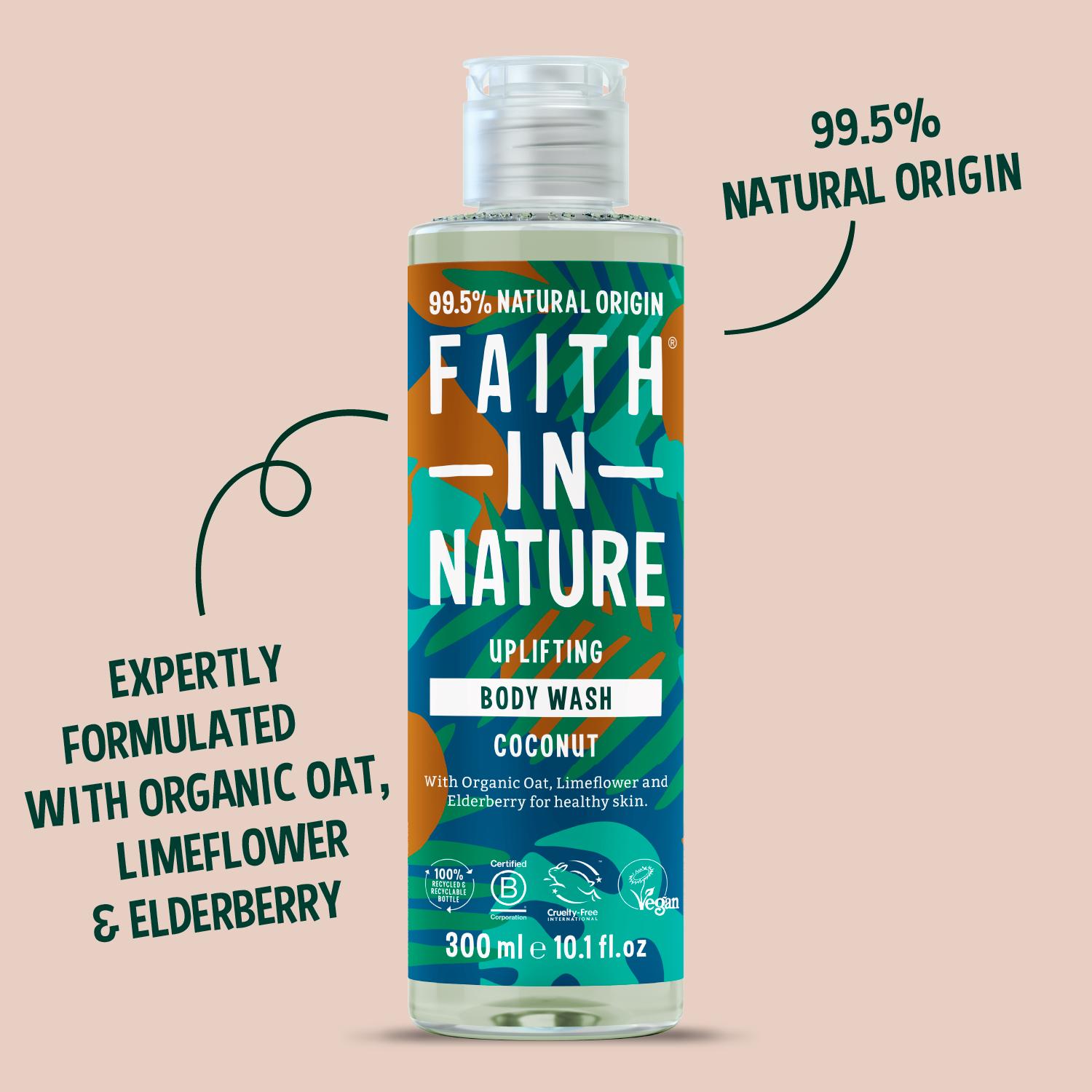 Faith in Nature 300ml Coconut Body Wash thumbnail 6