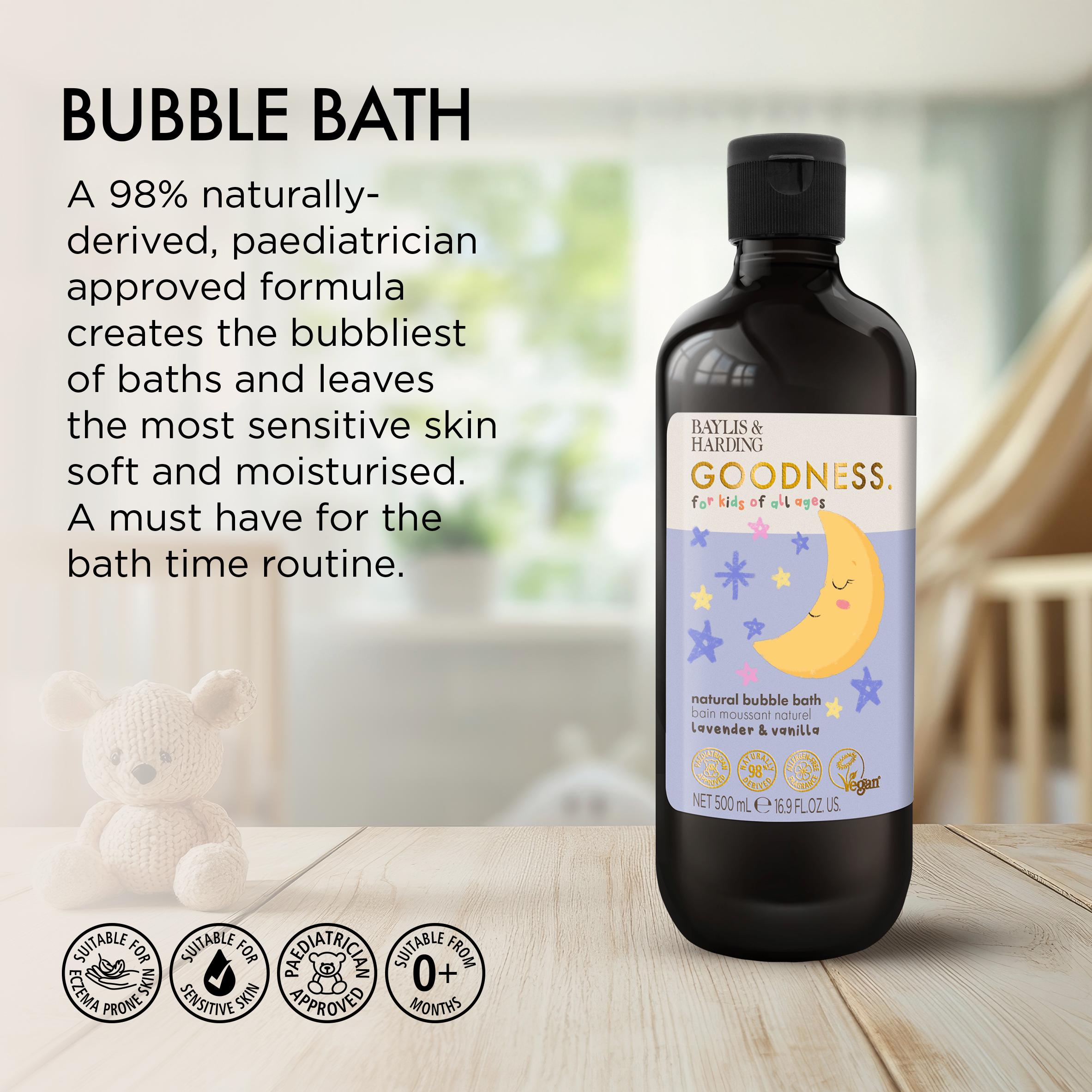 Baylis & Harding Goodness Kids Lavender & Chamomile Bubble Bath 500ml thumbnail 3