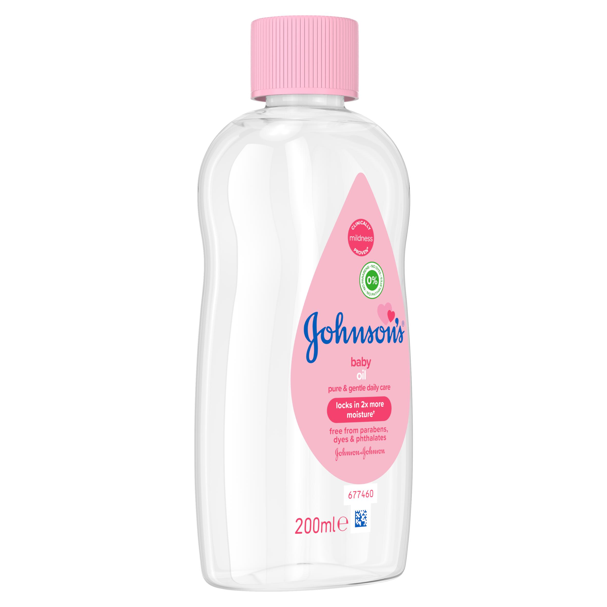 Johnson's Baby Oil Baby Skin Moisturiser & Dryness Protection 200ml thumbnail 5