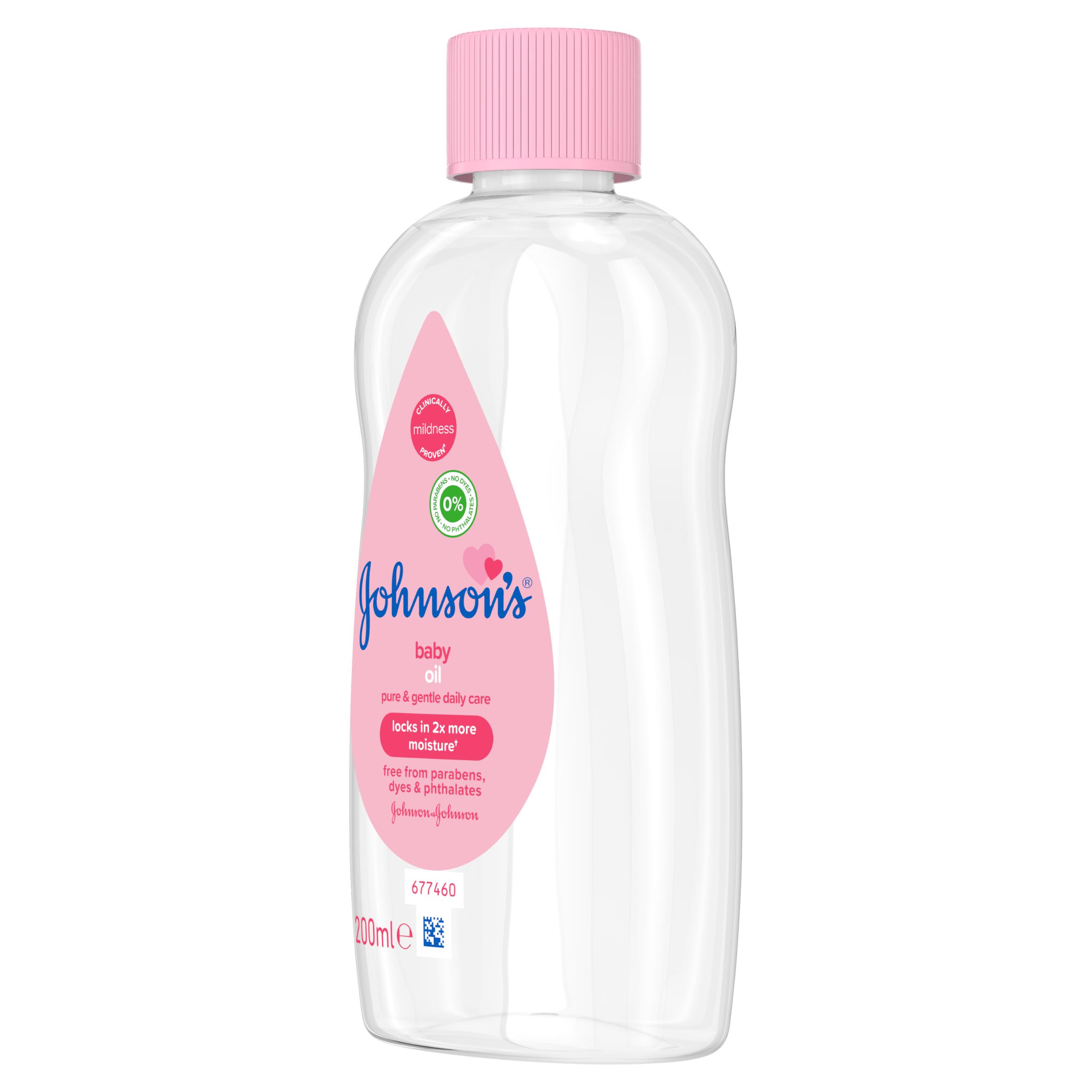 Johnson's Baby Oil Baby Skin Moisturiser & Dryness Protection 200ml thumbnail 6