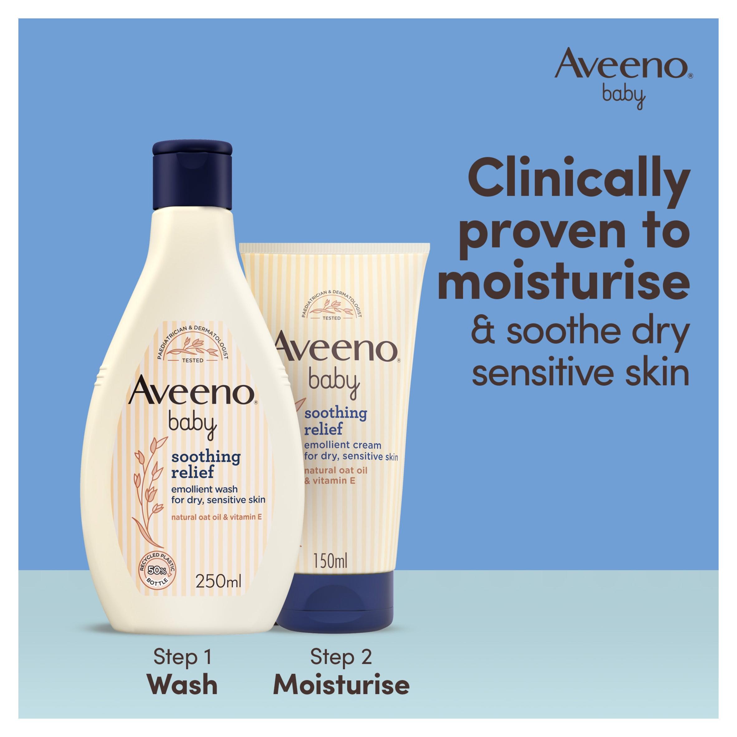 Aveeno Soothing Relief Emollient Dry Skin Baby Wash 250ml thumbnail 5