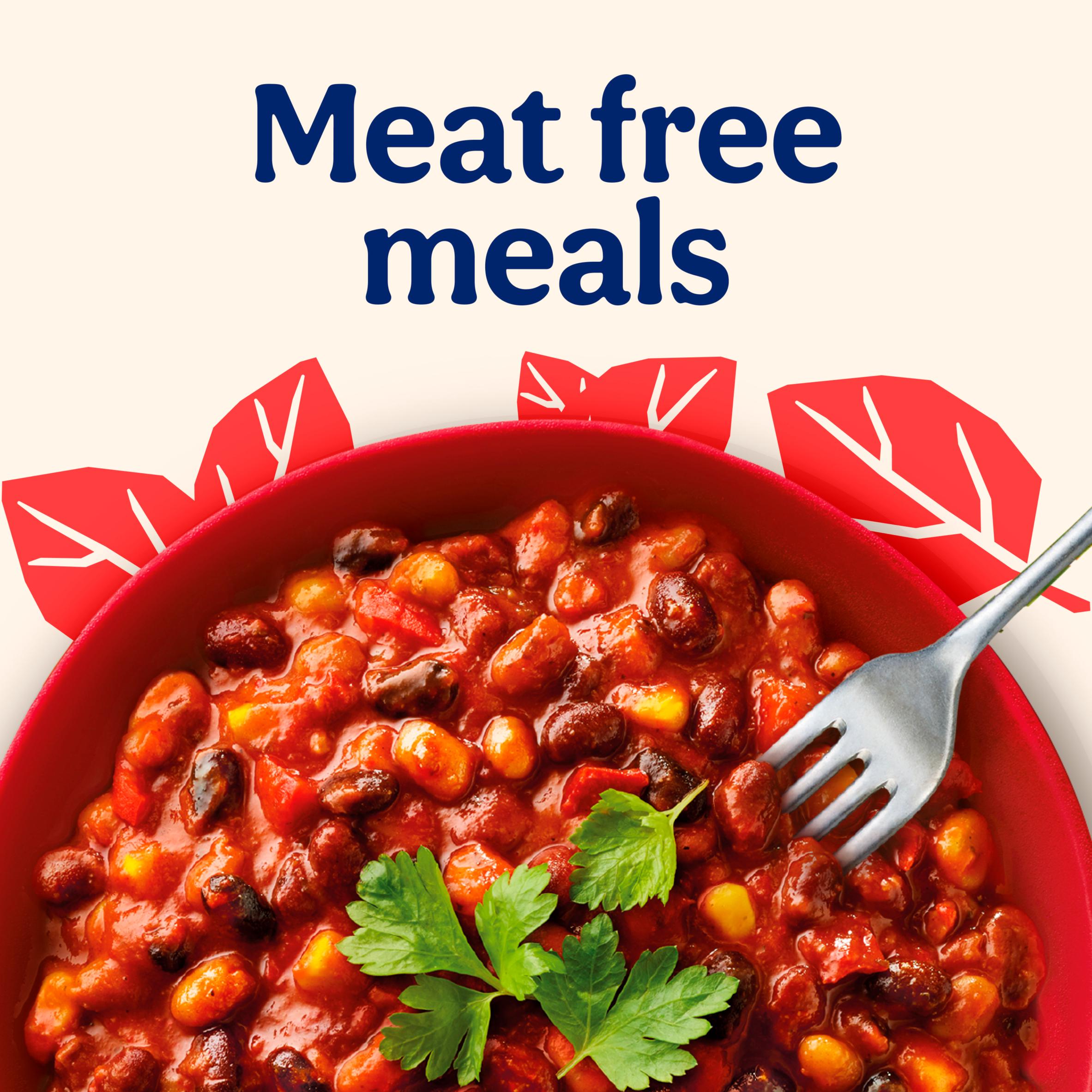 Bens Original Plant Powered Bean Chilli Non Carne Ready Meal 285g thumbnail 2