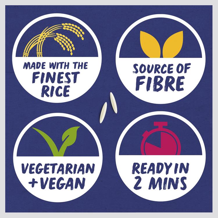 Tilda Microwave Rice Classics Golden Vegetable 250g thumbnail 4