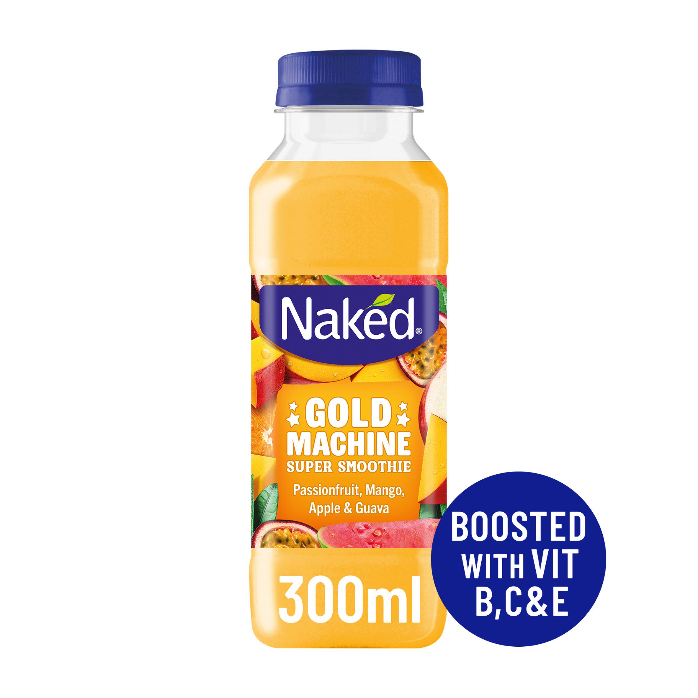 Naked Gold Machine Super Smoothie Passion Fruit, Mango & Guava 300ml
