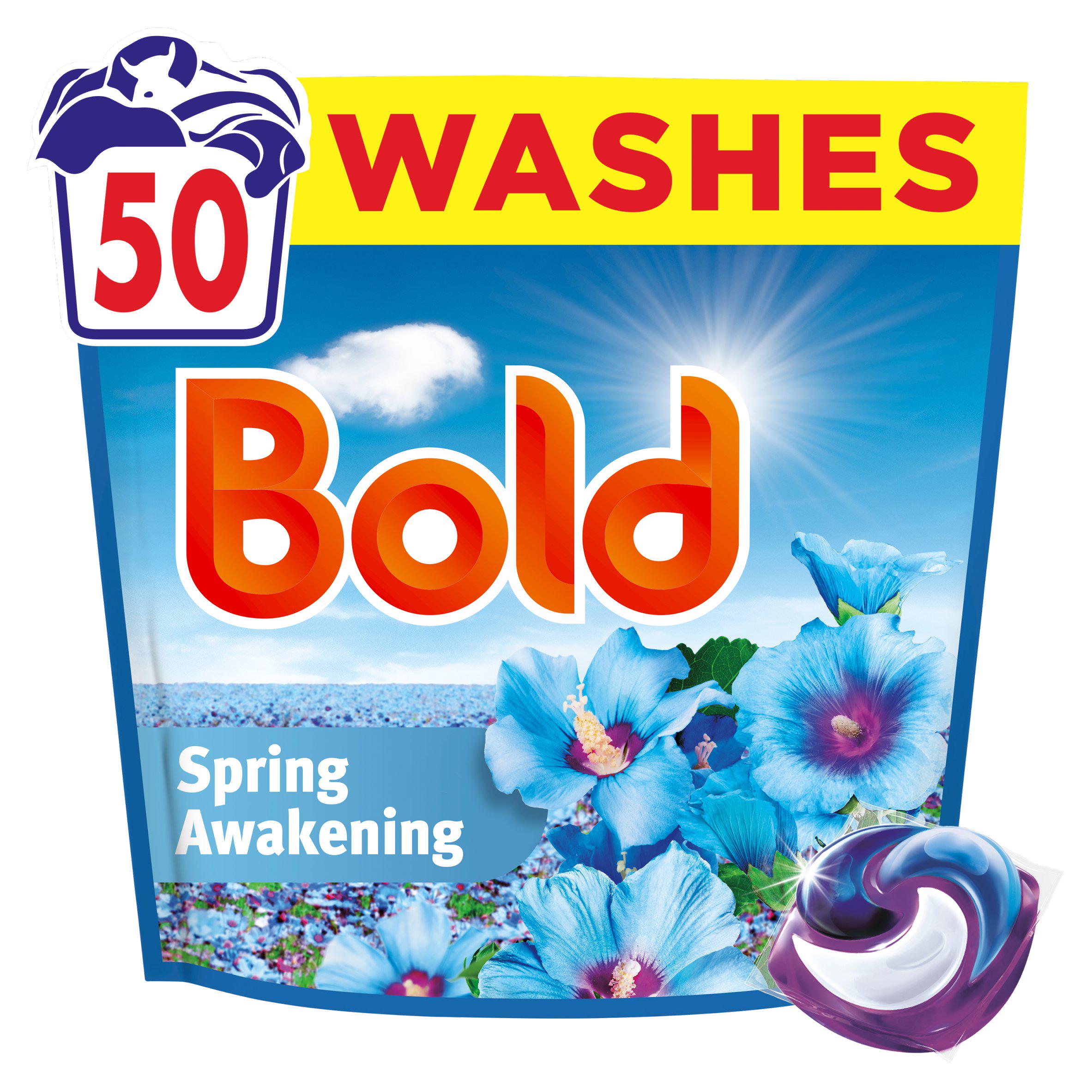 Bold Pods 50 Washes Liquid Washing Capsules
