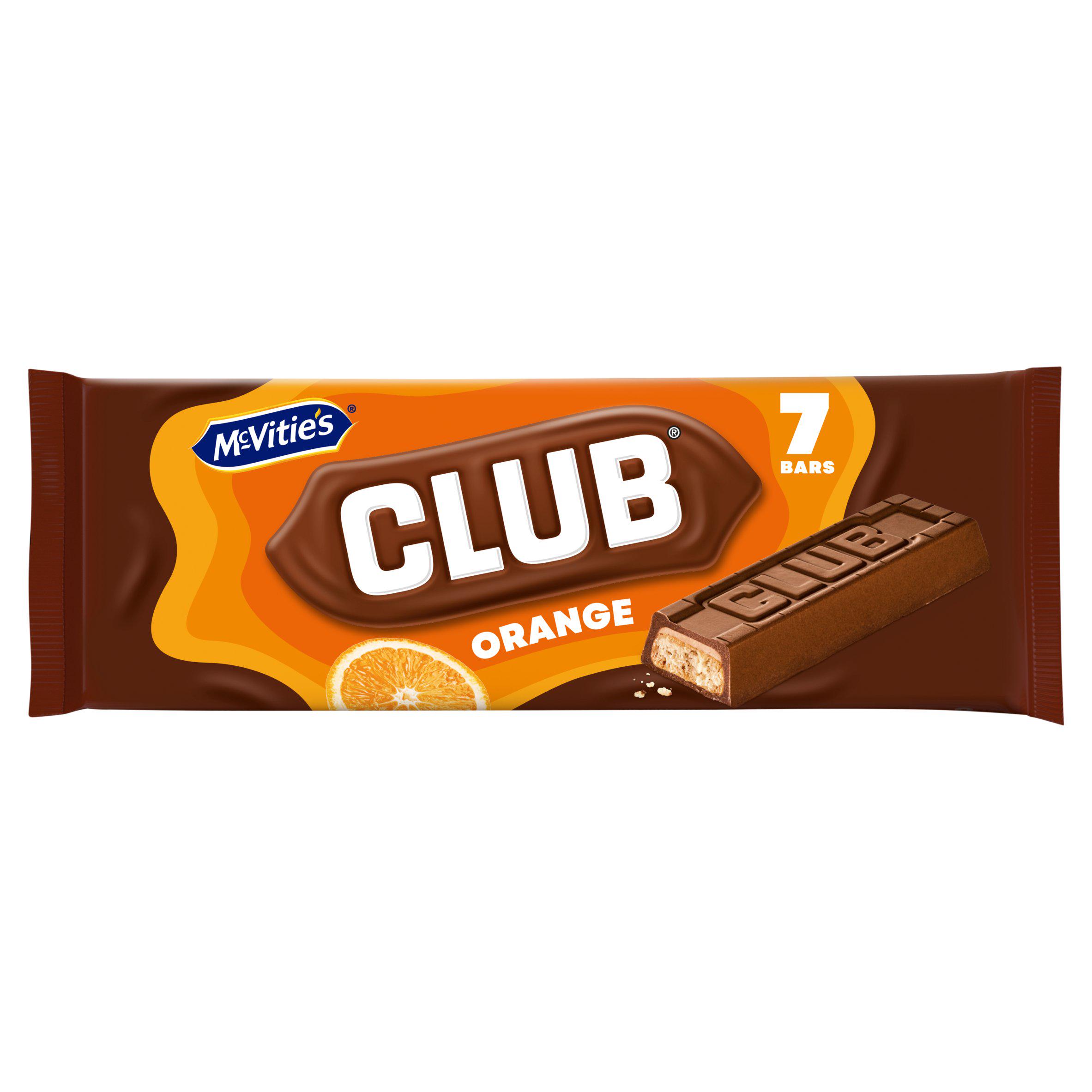 McVitie's Club Orange Biscuit Bars Multipack
