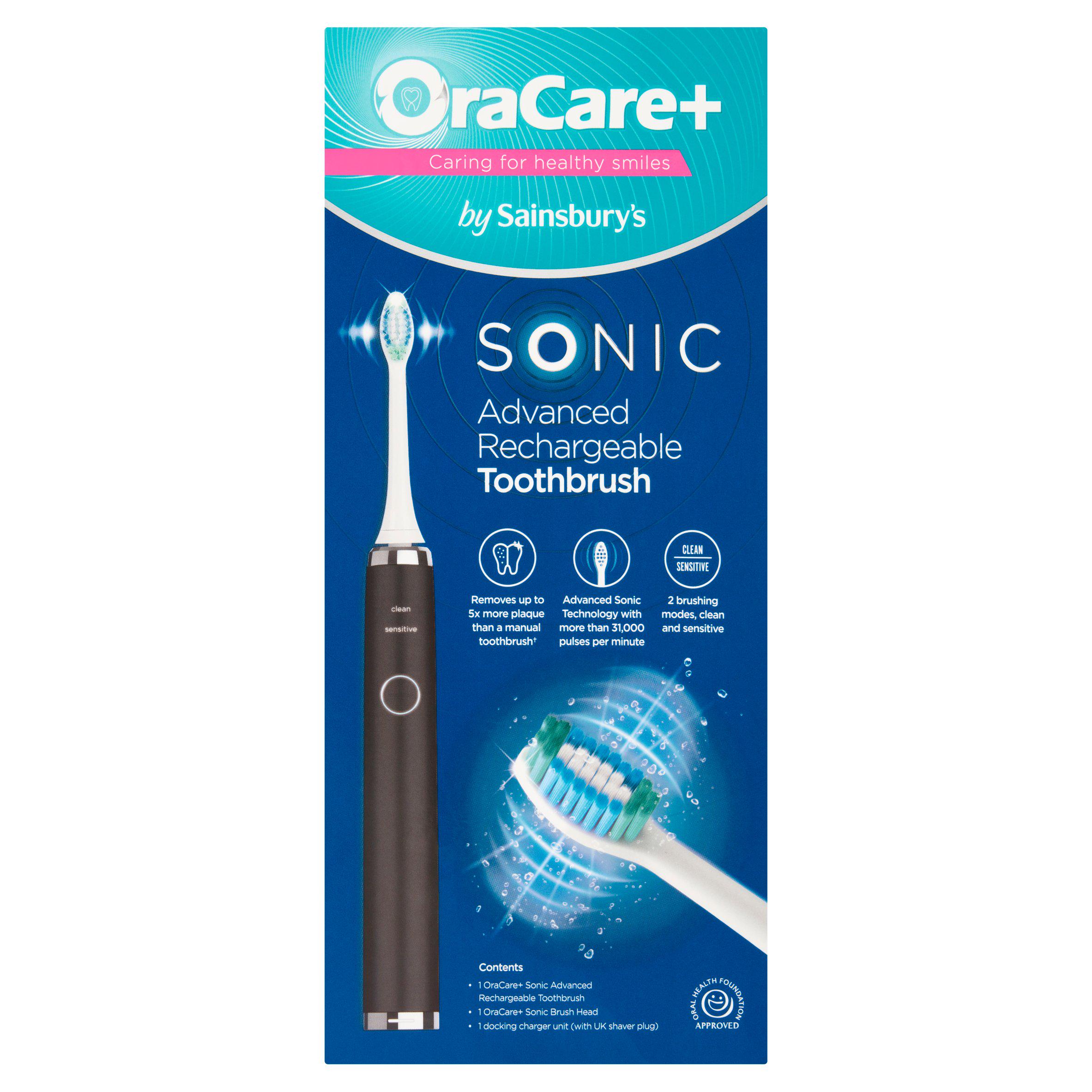 Sainsbury's Sonic Advanced Rechargeable Toothbrush
