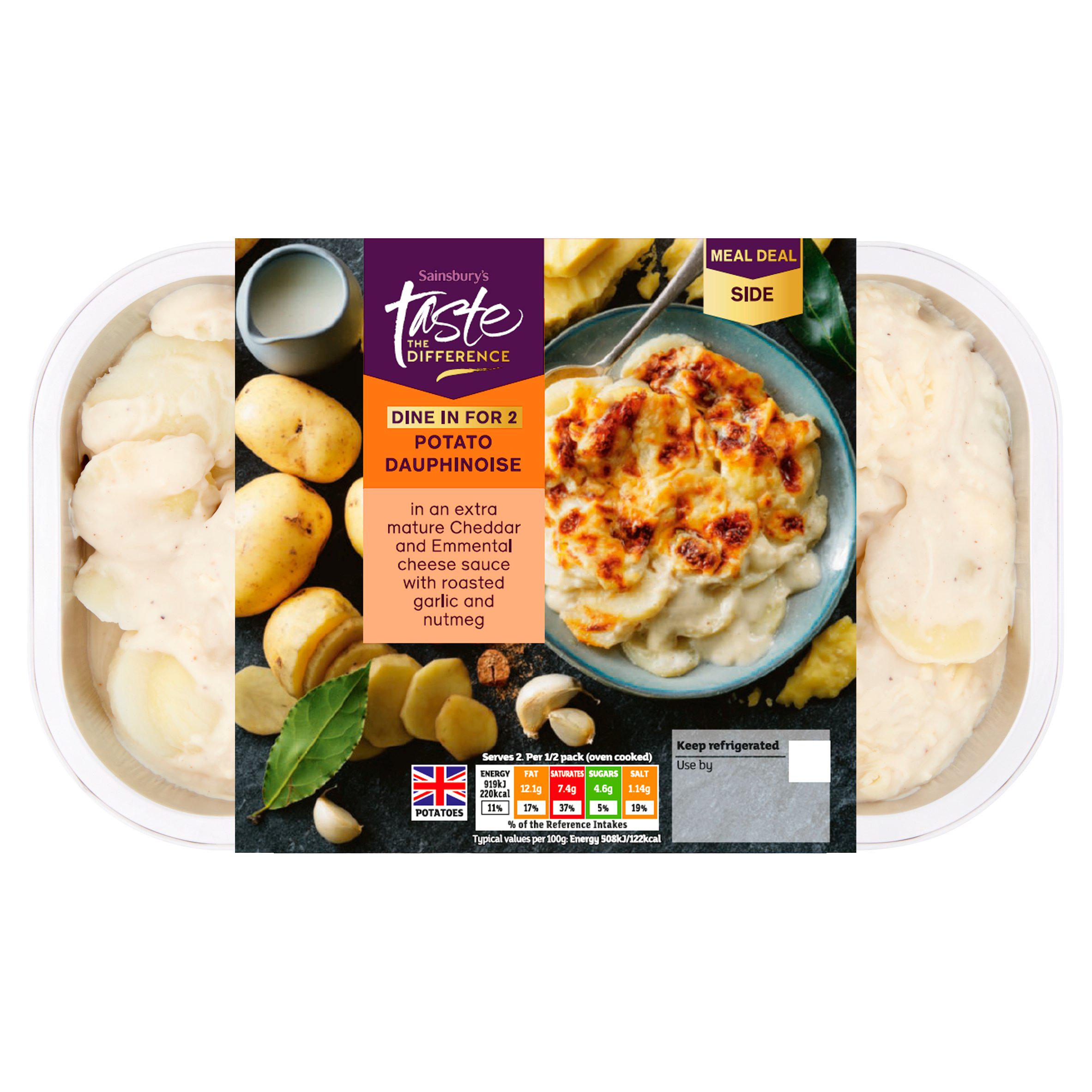 Sainsbury's Dauphinoise Potatoes with Garlic and Nutmeg, Taste the Difference 400g