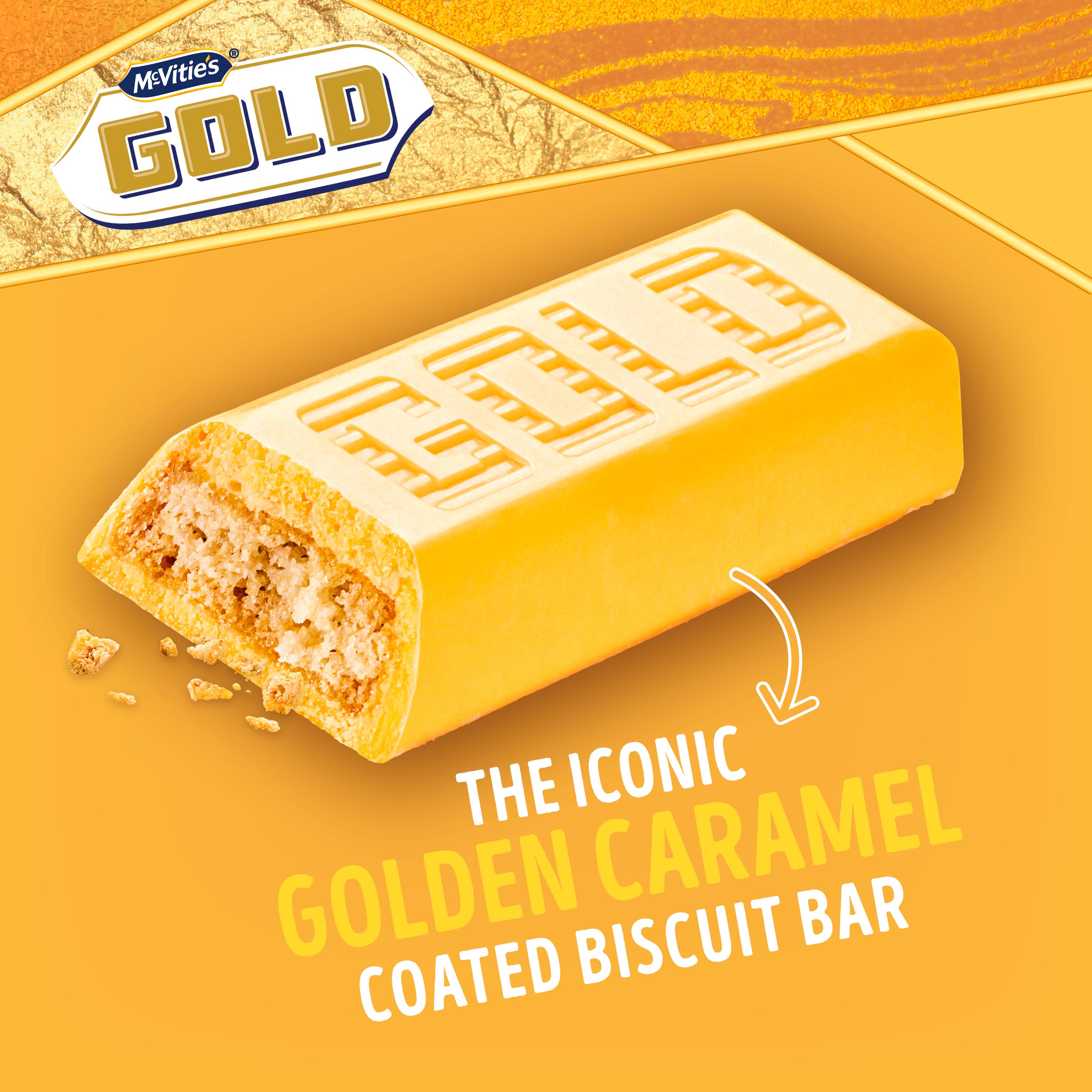 McVitie's Gold Caramel Flavour Biscuit Bars Multipack 7x18.3g thumbnail 3