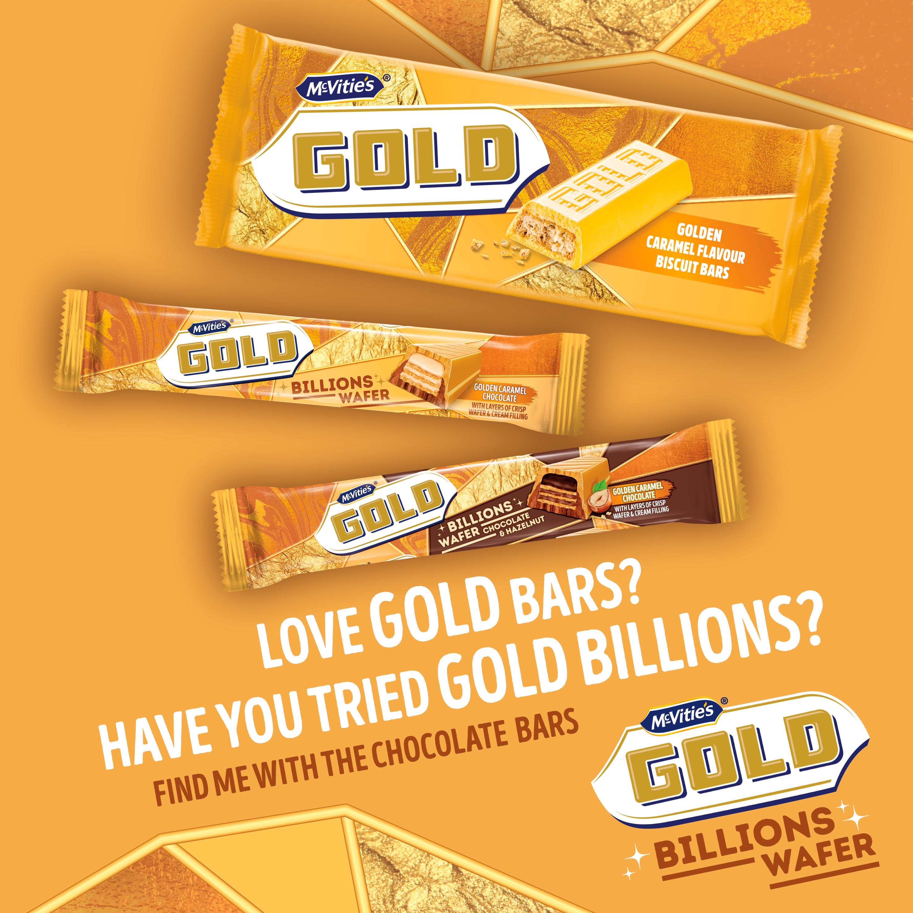 McVitie's Gold Caramel Flavour Biscuit Bars Multipack 7x18.3g thumbnail 4