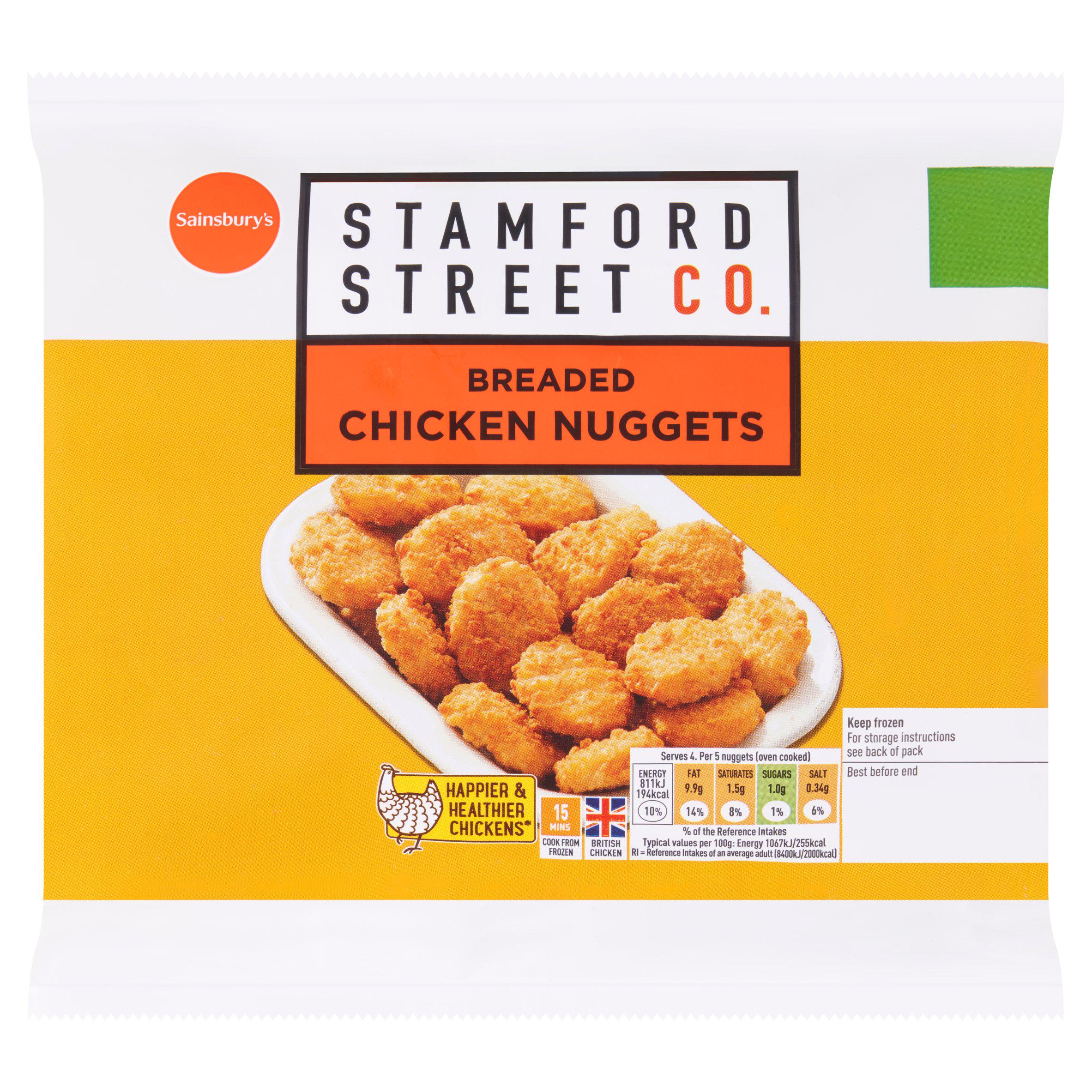 Stamford Street Co. Frozen Breaded British Chicken Nuggets 320g