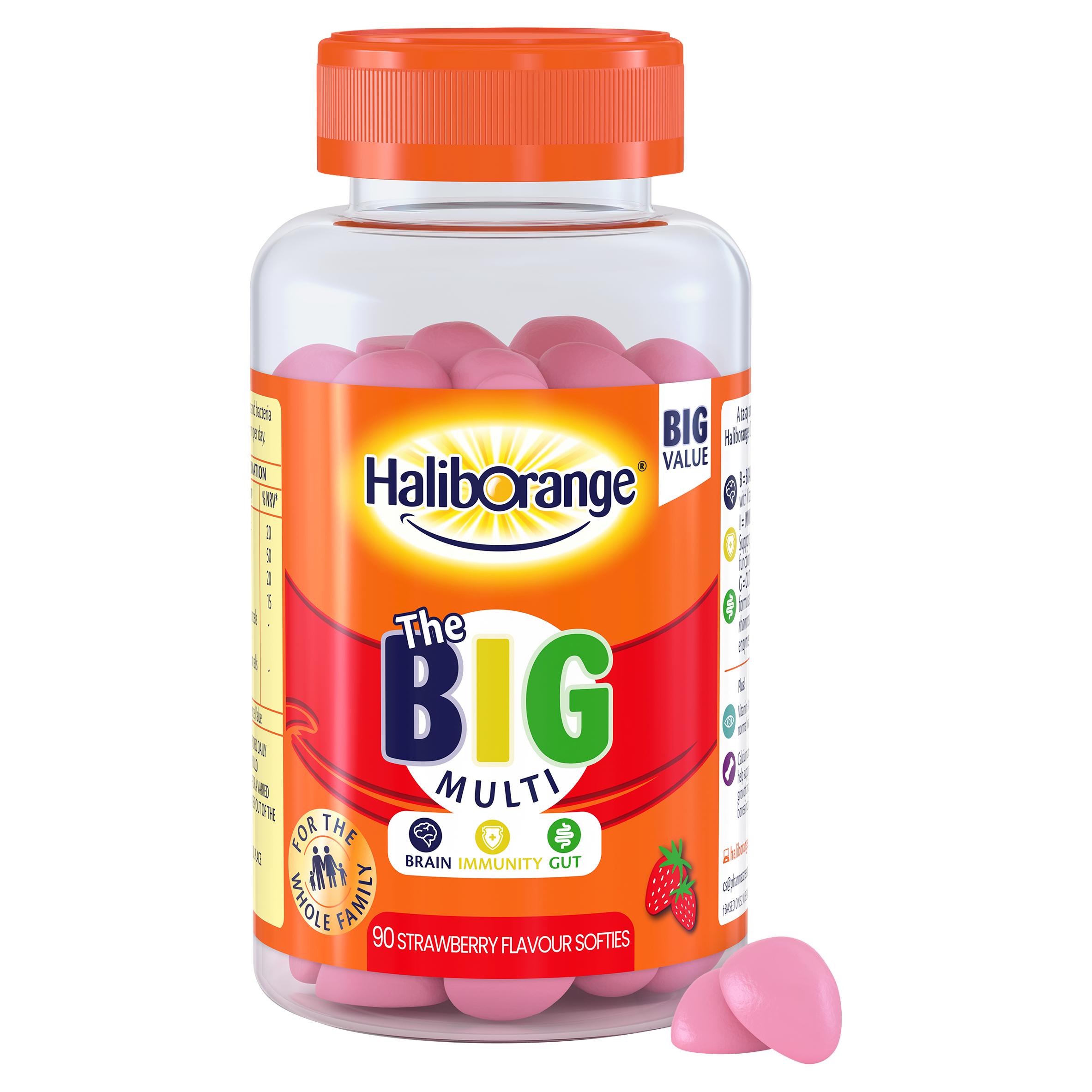 Haliborange the Big Multi Strawberry Flavour Softies x90 thumbnail 2