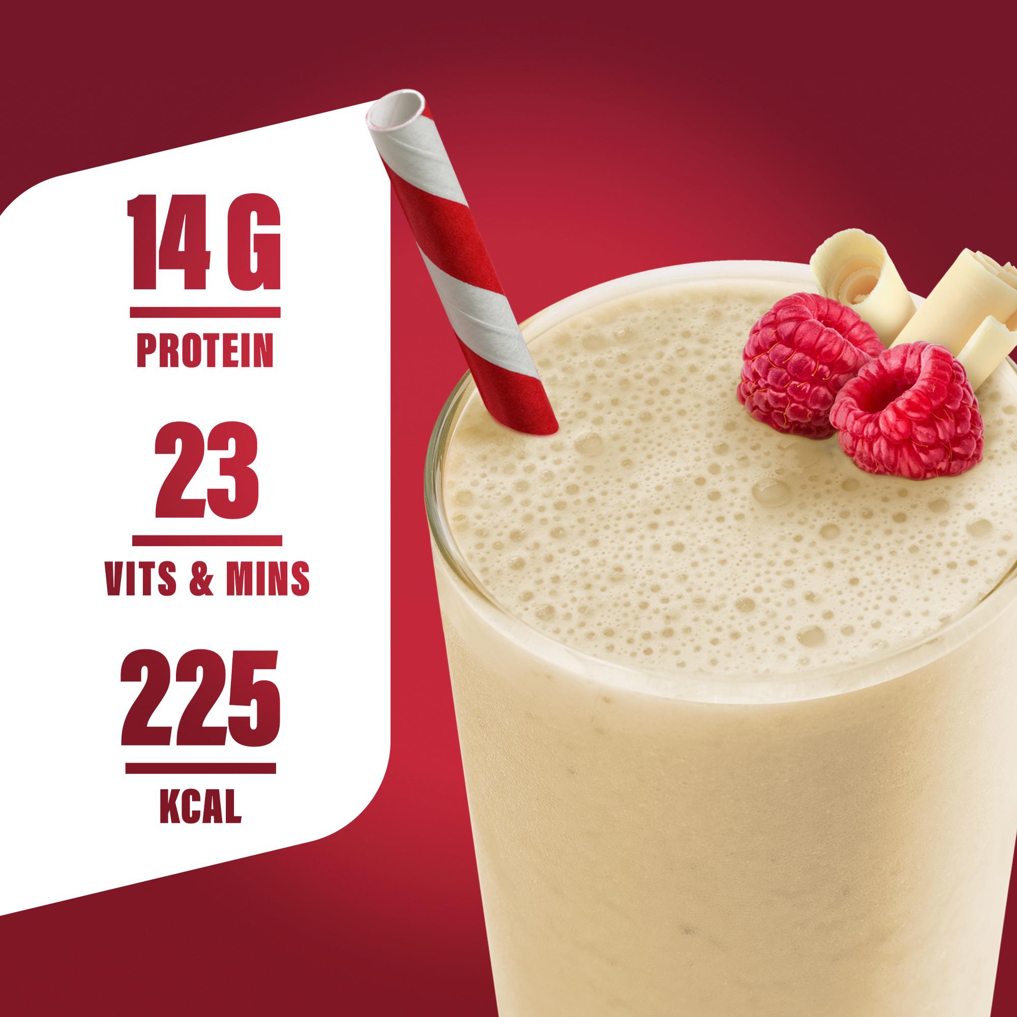 SlimFast Meal Replacement Shake Powder Tin Raspberry & White Chocolate Flavour 10 meals 365g thumbnail 2