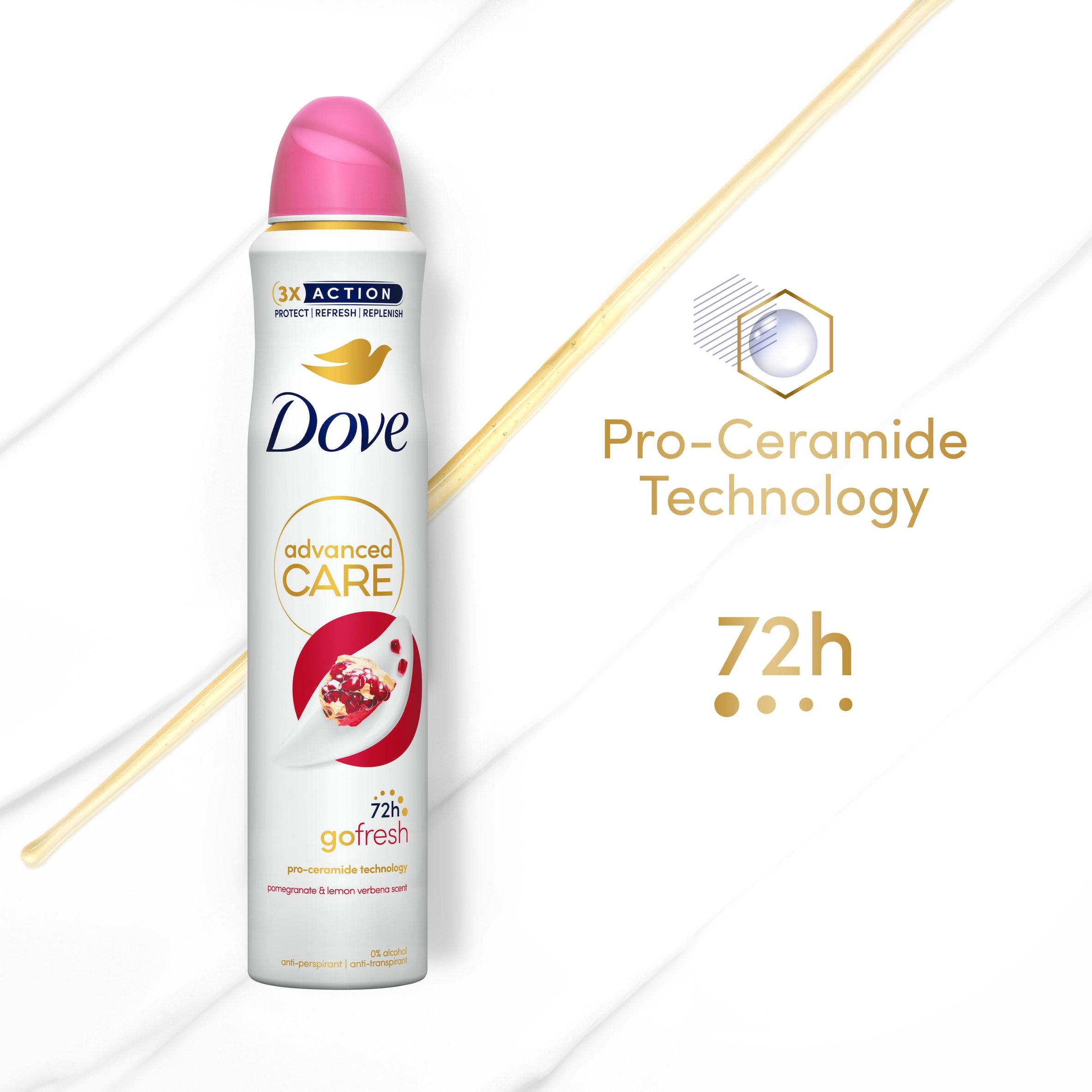 Dove Women Pomegranate 72h Advanced Care Antiperspirant Deodorant 200ml thumbnail 2