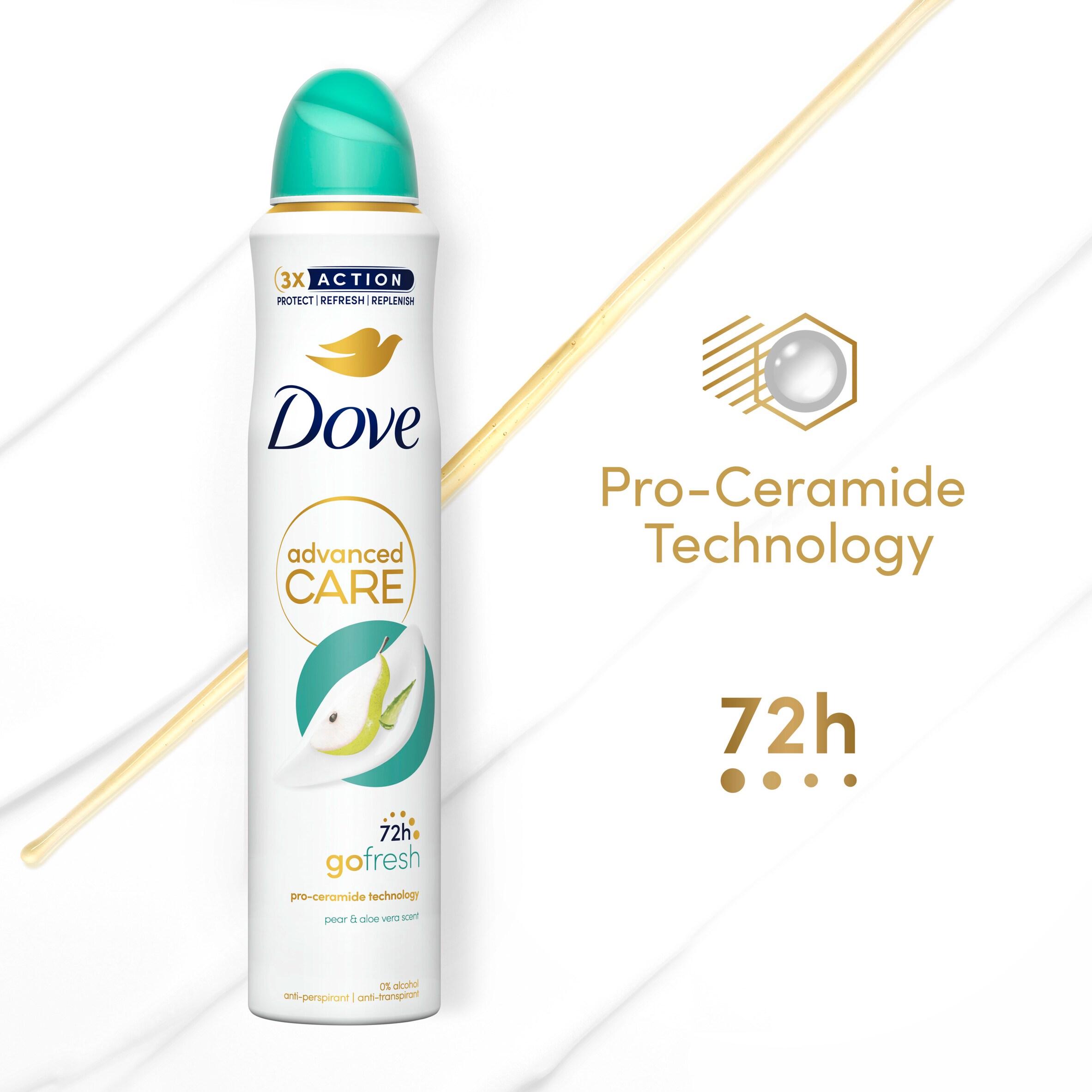Dove Women Pear & Aloe Vera 72h Advanced Care Antiperspirant Deodorant 200ml thumbnail 3