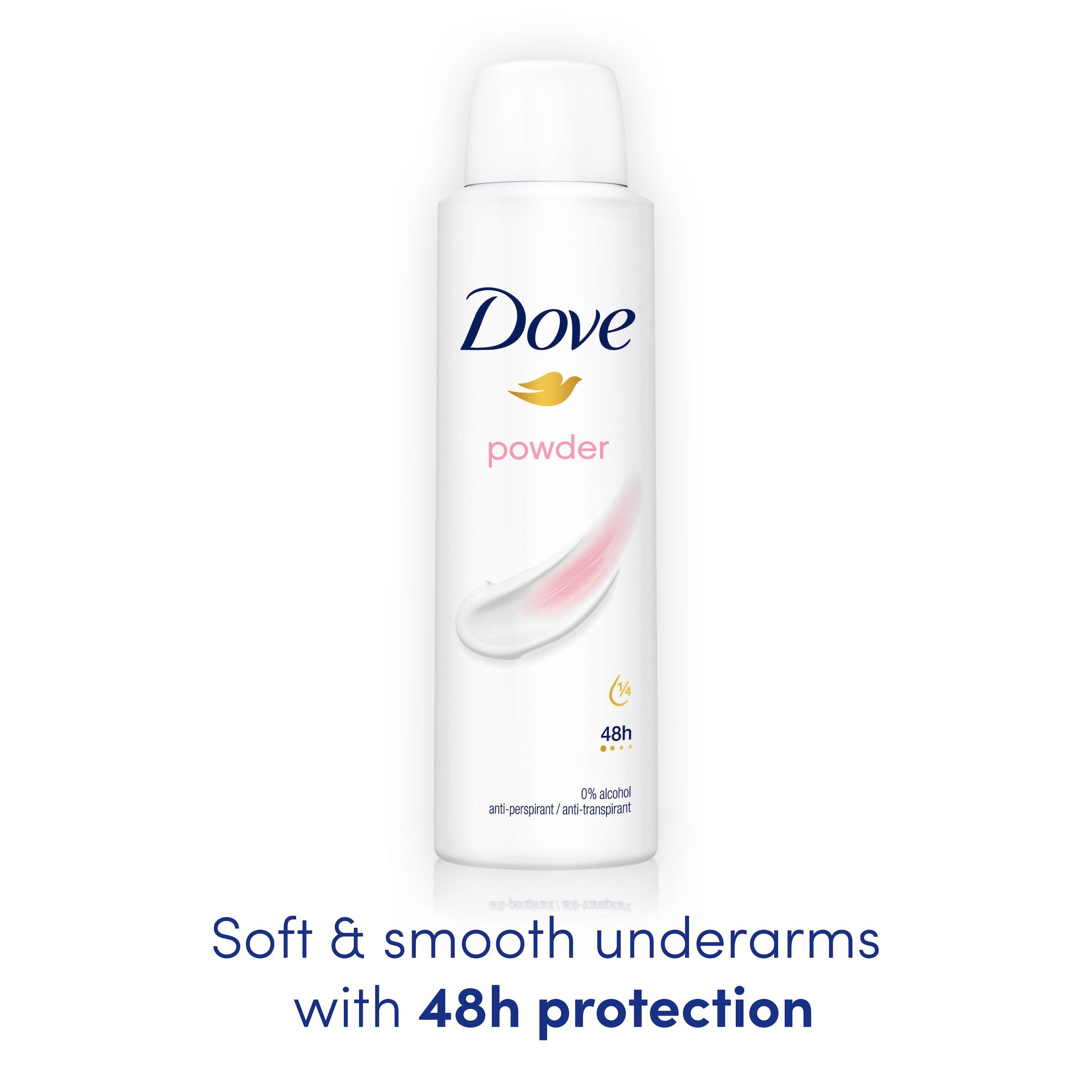 Dove Women Powder 48h Antiperspirant Deodorant 150ml thumbnail 2