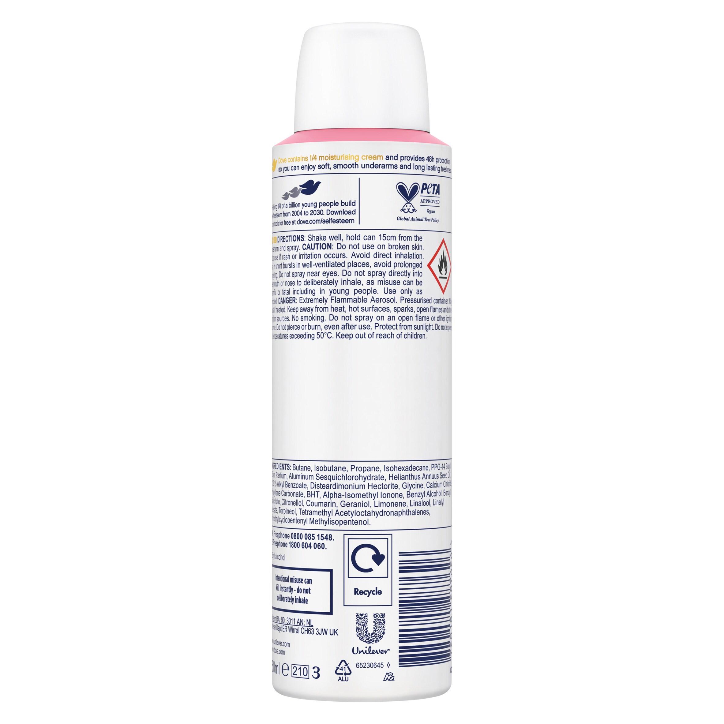Dove Women Powder 48h Antiperspirant Deodorant 150ml thumbnail 6